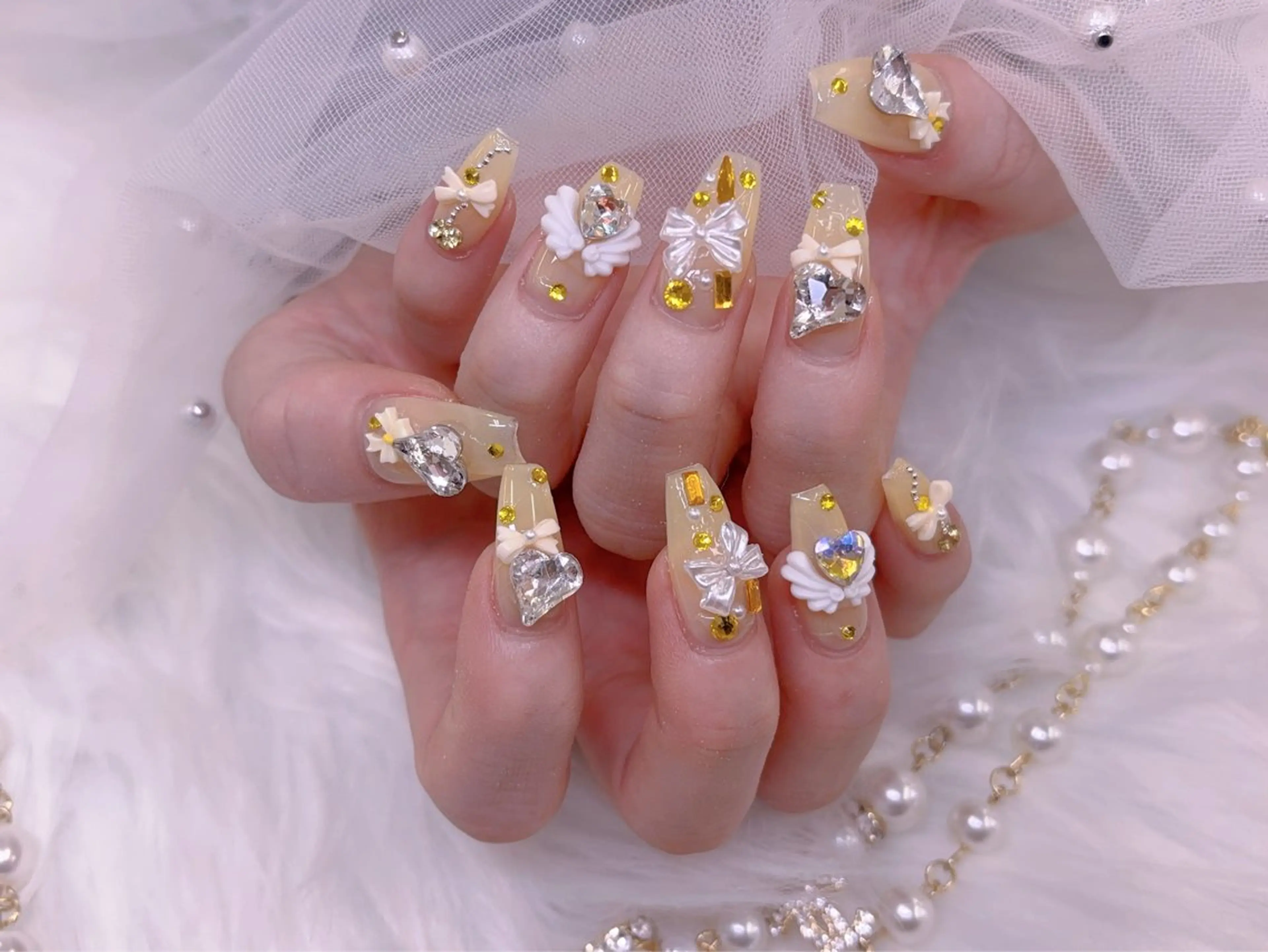 ネイル U・mi nail salon【長さ出し/パラジェル/持ち込み/定額ネイル/学割U24】所属・Uminail ゆうゆうのネイルデザイン