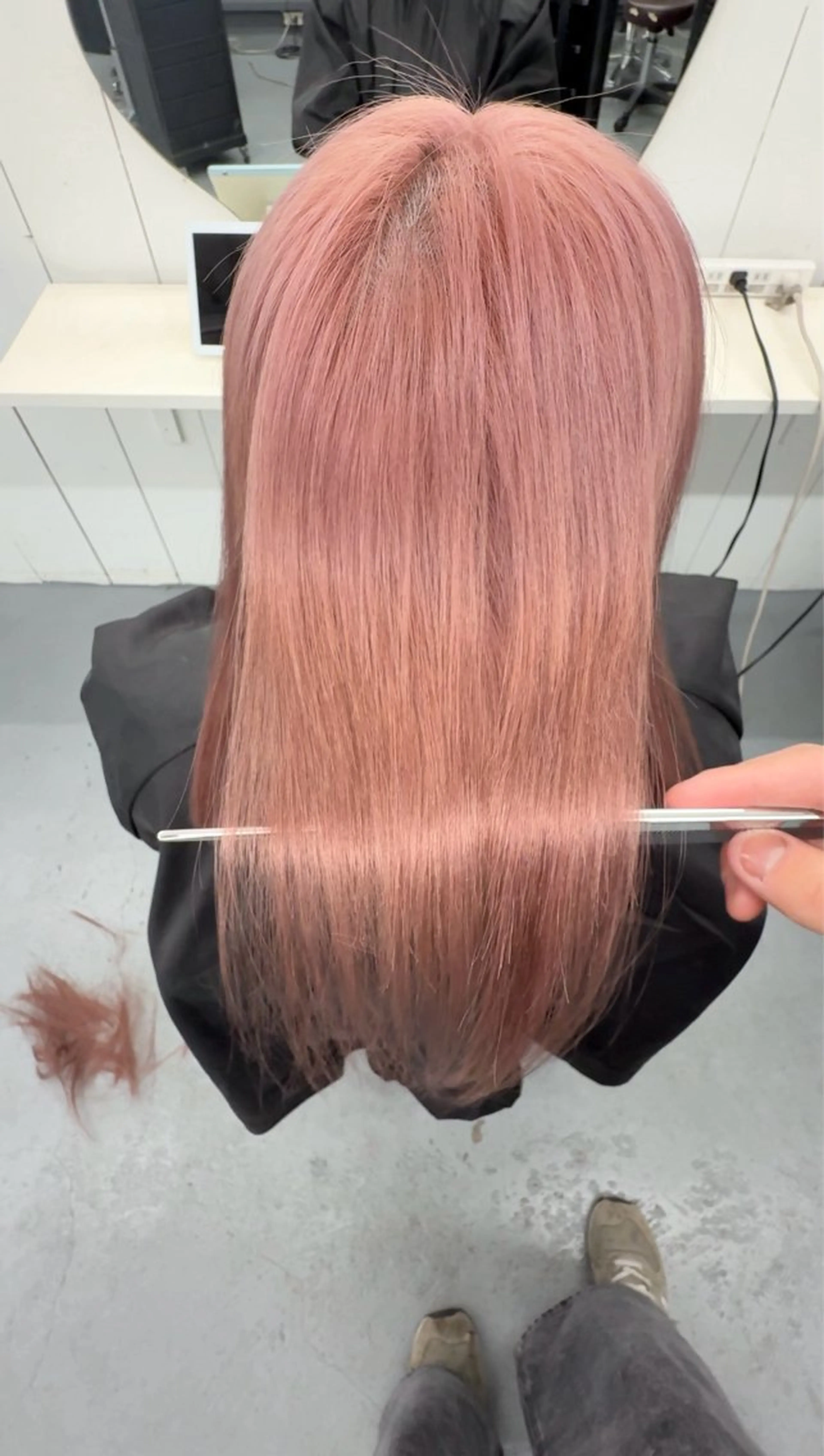 セミロング トリートメント カット ヘアカラー トリートメント (柏)美髪矯正 髪質改善特化だいちのヘアスタイル