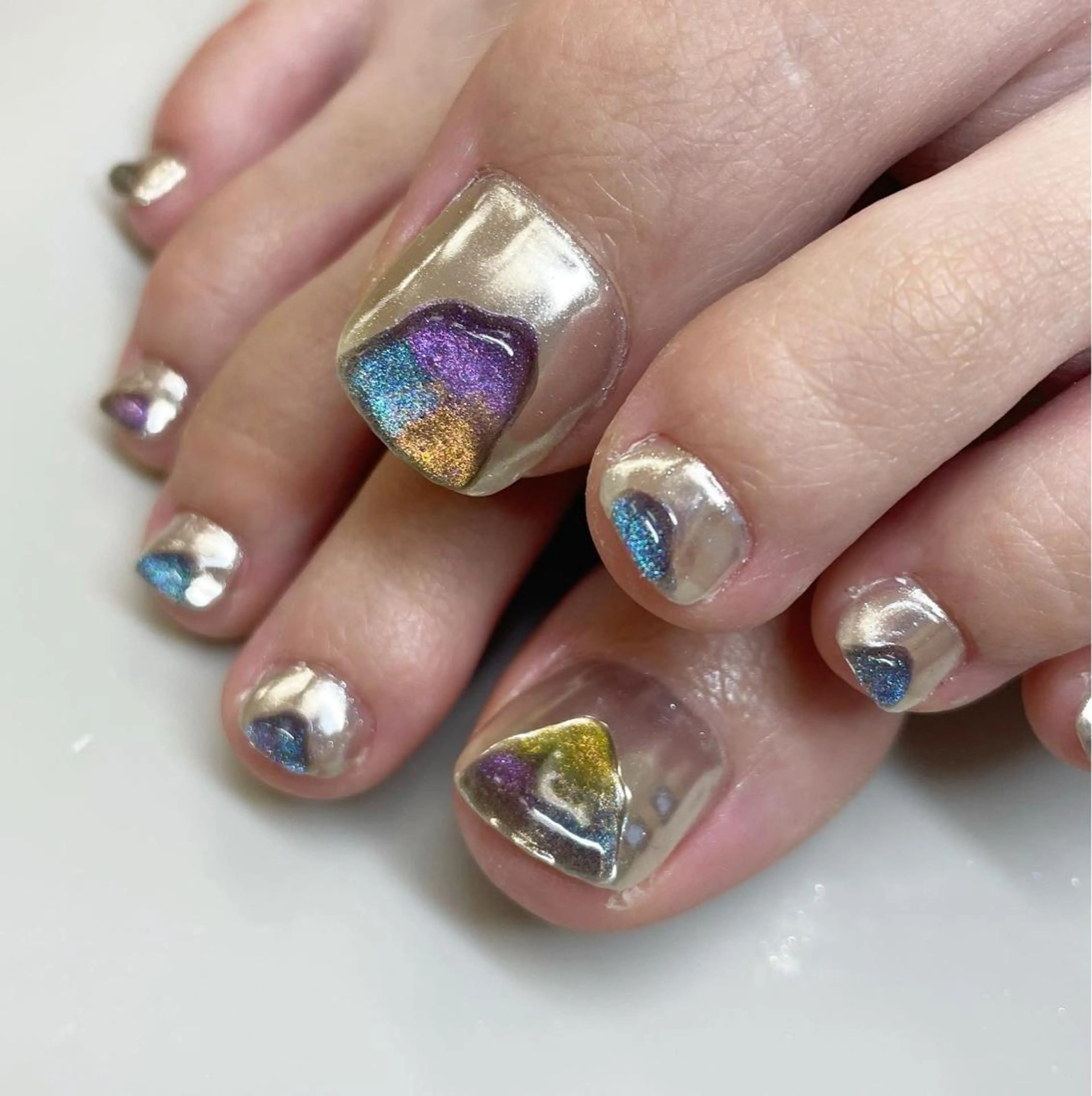 ネイル フットネイル Hisaka Mikiのネイルデザイン