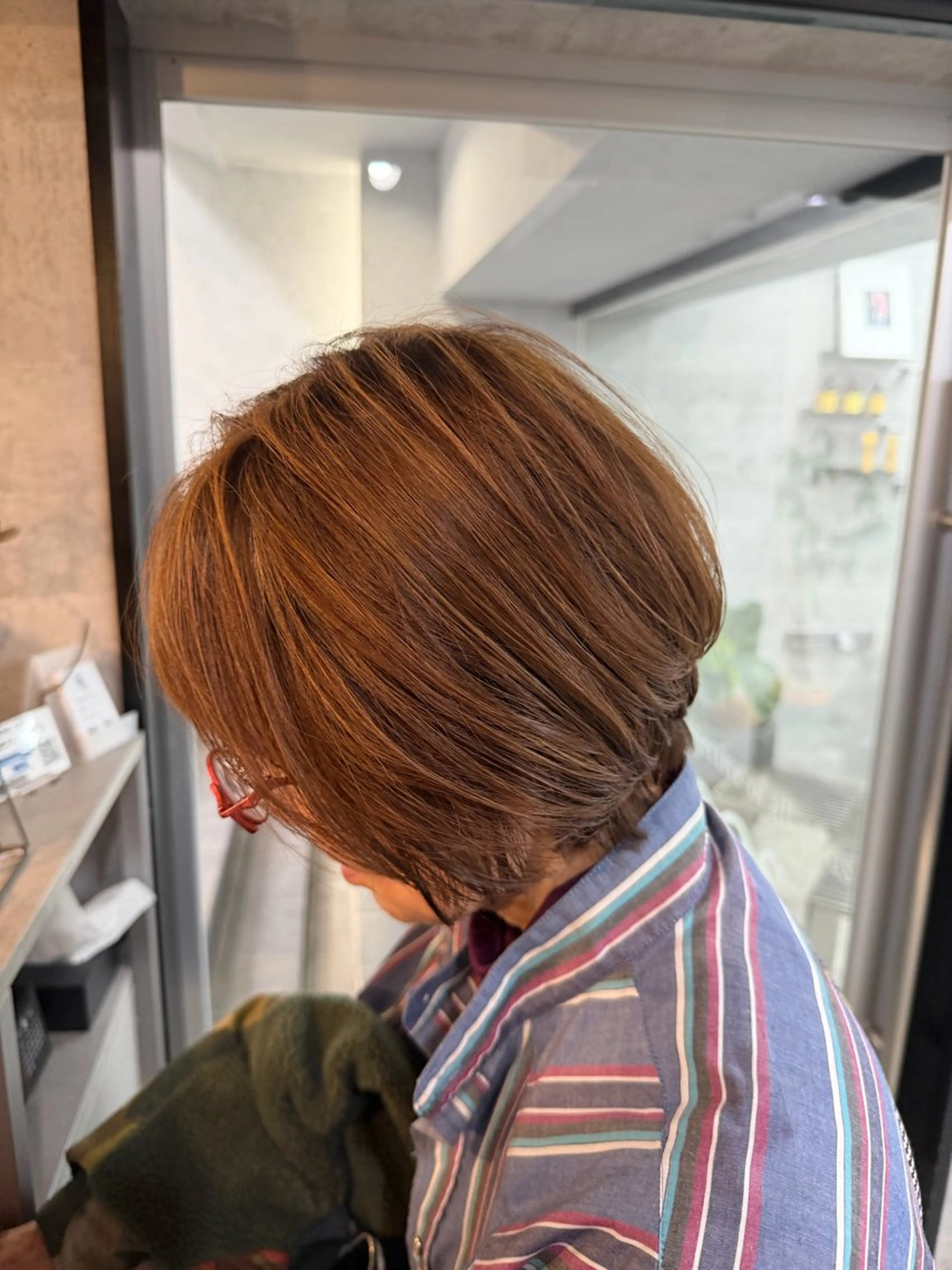 ショート カラー カット ヘアカラー トリートメント You/透明感カラー レイヤーカット/ボブのヘアスタイル