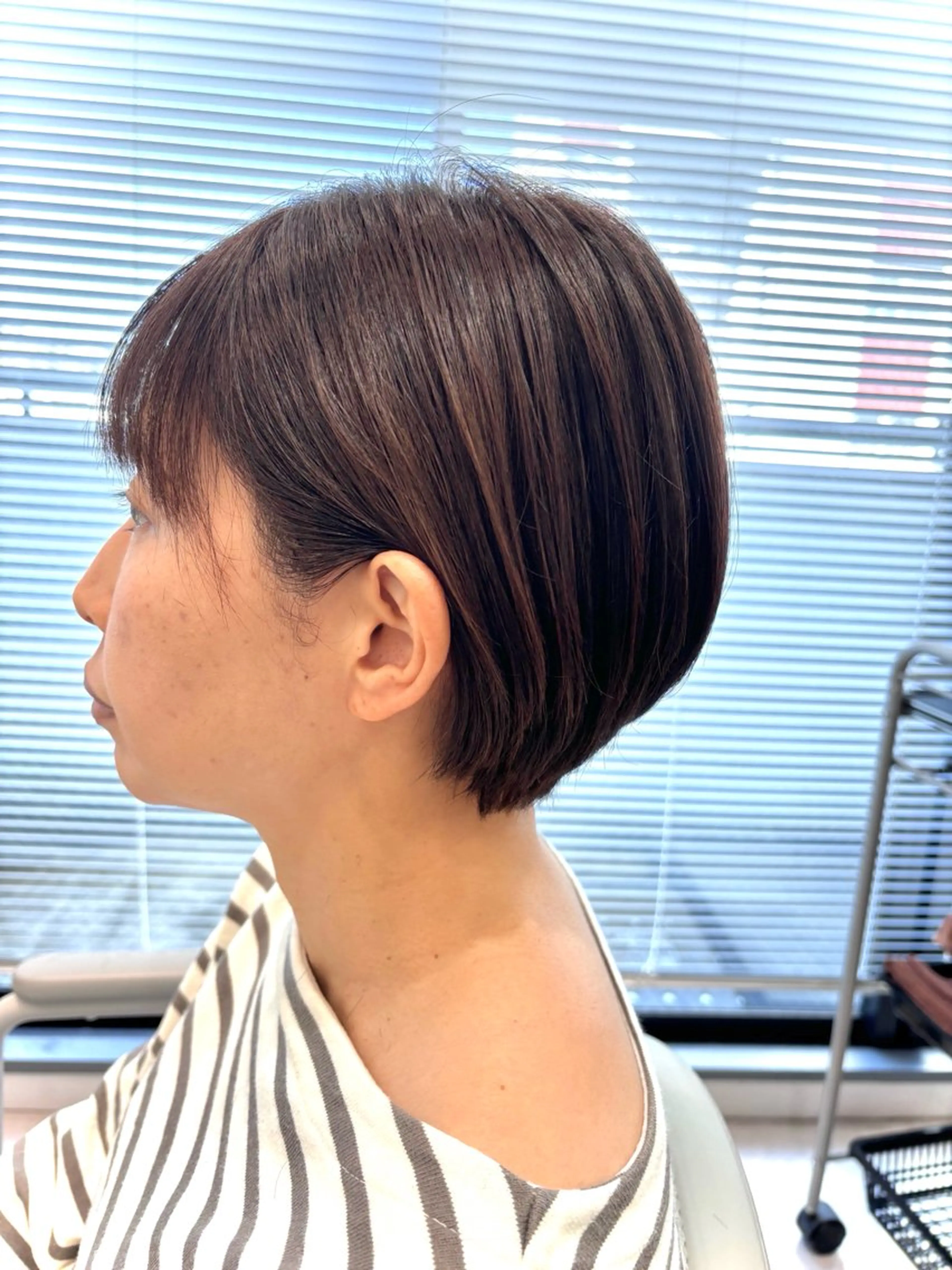 ショート カラー パーマ 渋谷 とまとのヘアスタイル