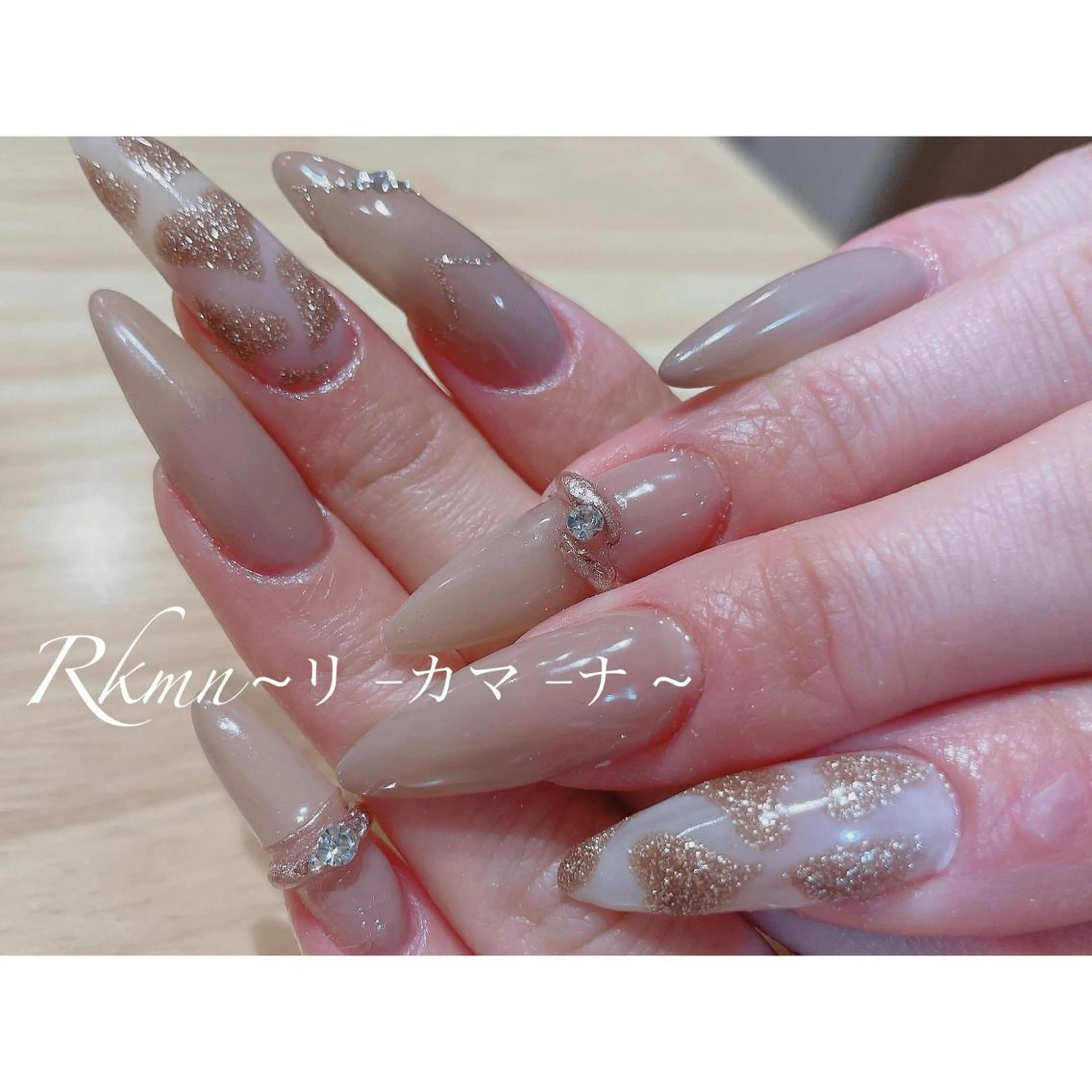 ネイル アートネイル ハート 春ネイル バレンタイン ハンドネイル フットネイル ハンドケア Rkmn ~リ-カマ-ナ~のネイルデザイン