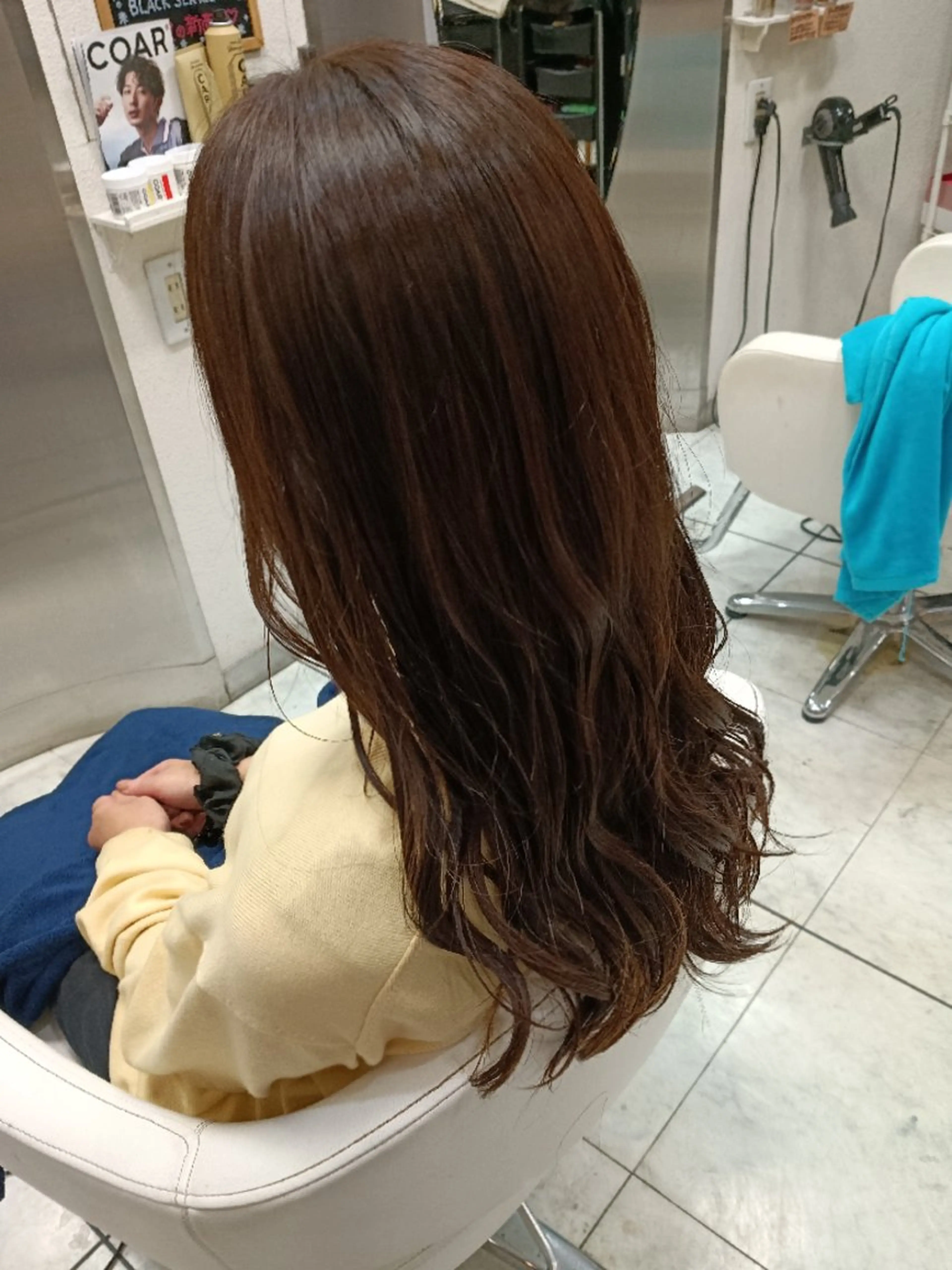 カラー ロング ブラウンカラー Creator's space N所属・伊藤 茉莉杏のヘアスタイル