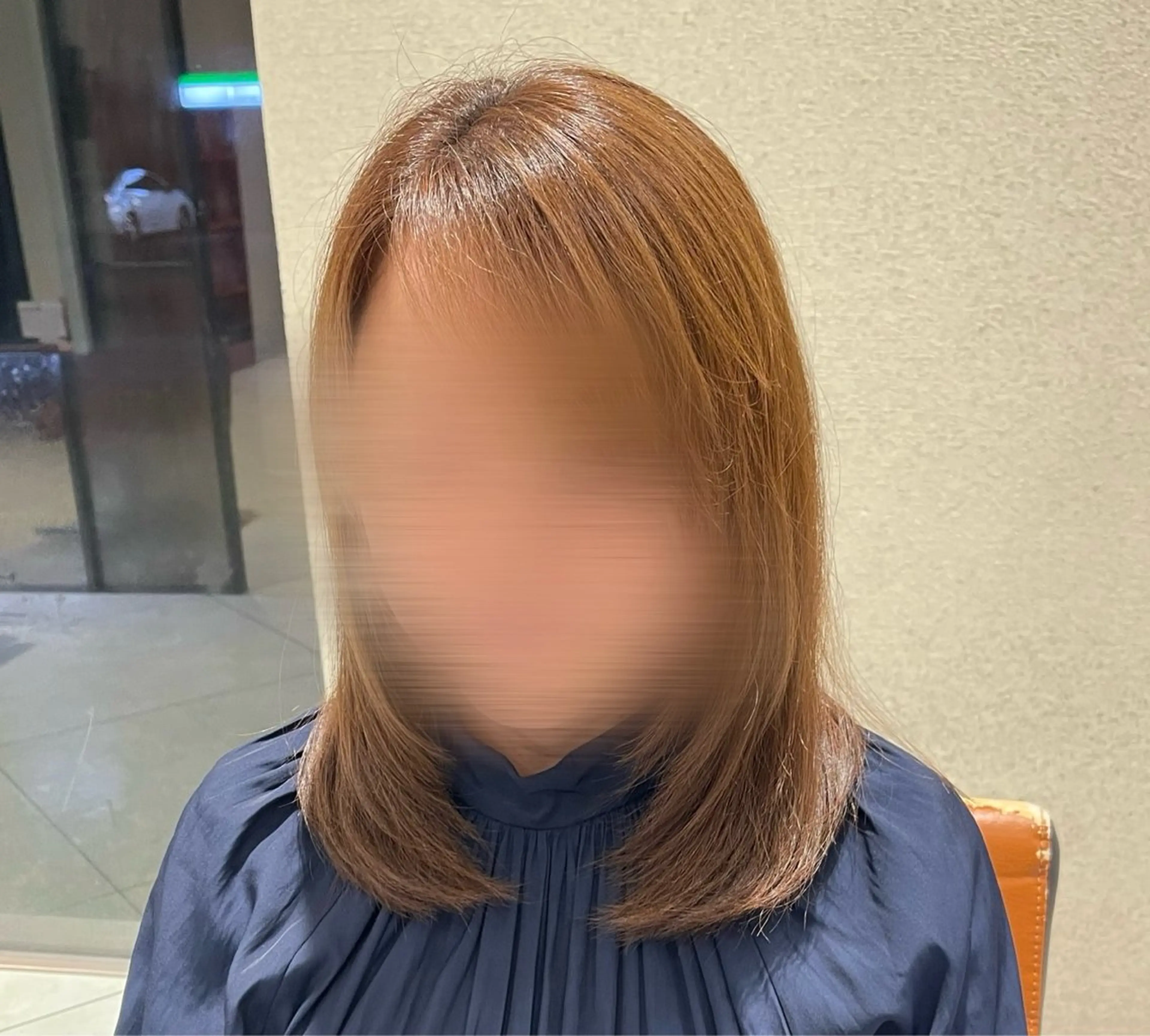 ミディアム 前田 彩良のヘアスタイル