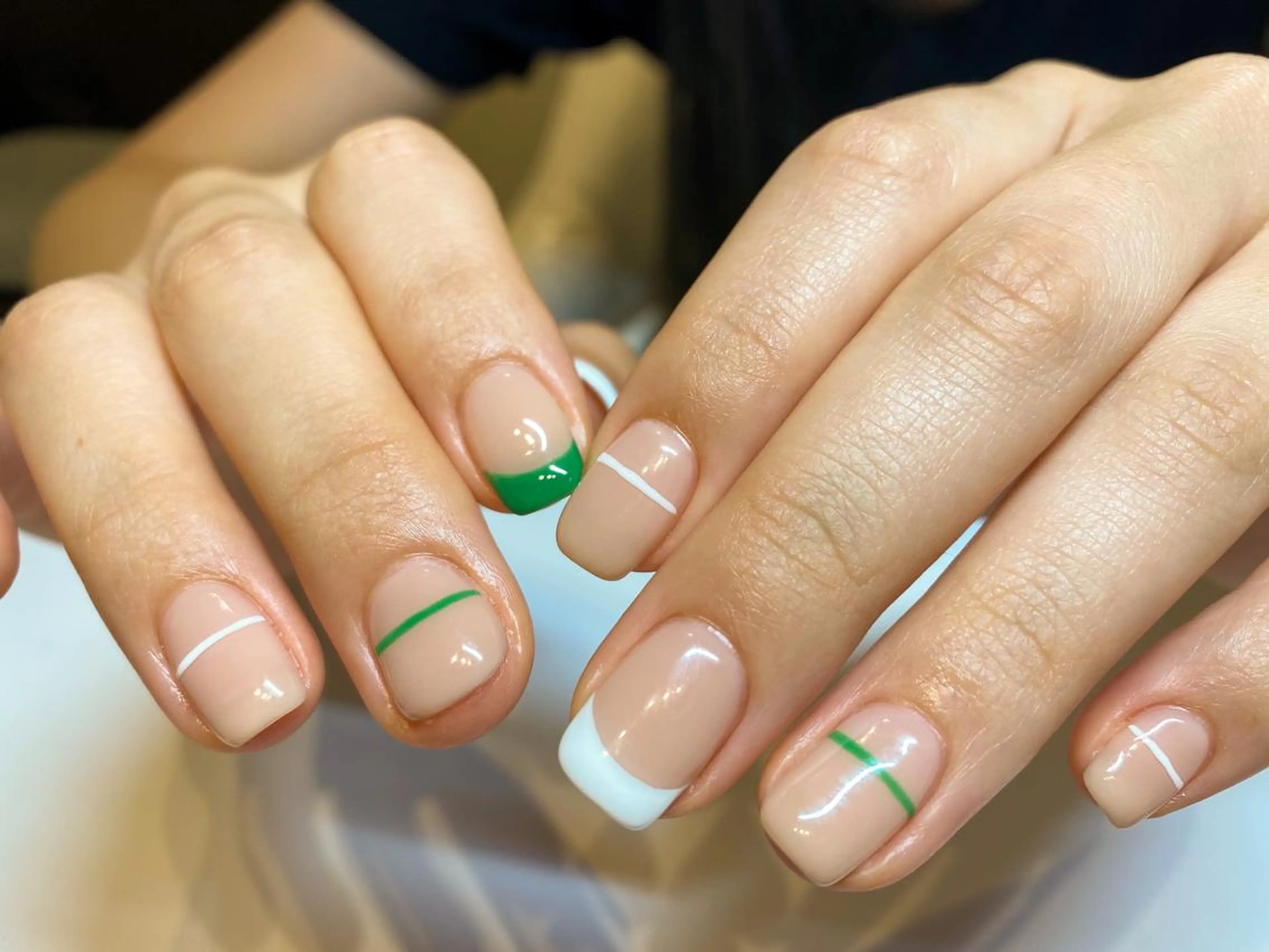 ネイル フレンチネイル ハンドネイル 表参道colore店 REICAのネイルデザイン