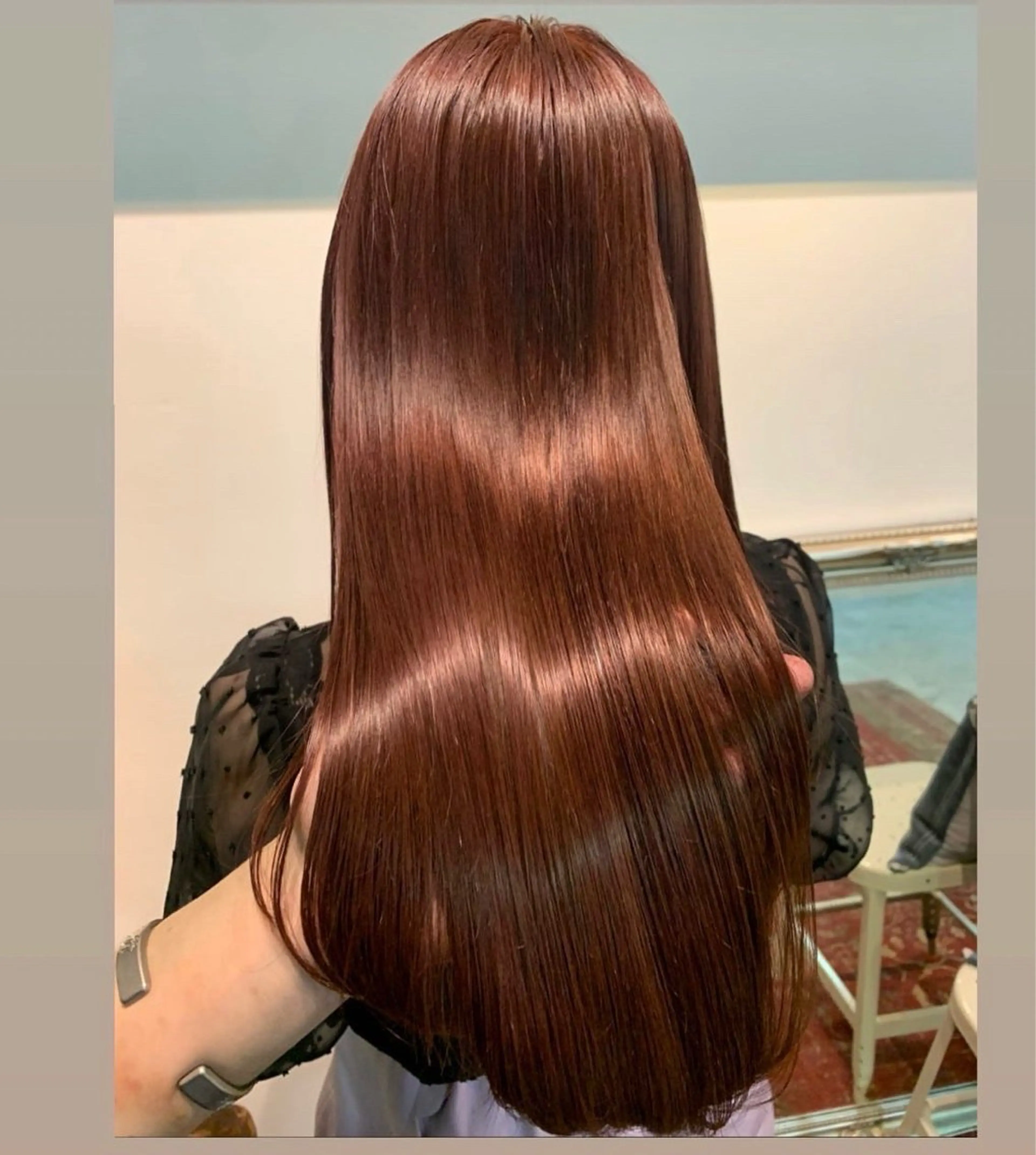 ロング ヘアカラー トリートメント ♥️ボブ/ブリーチ なしカラー/mahoのヘアスタイル