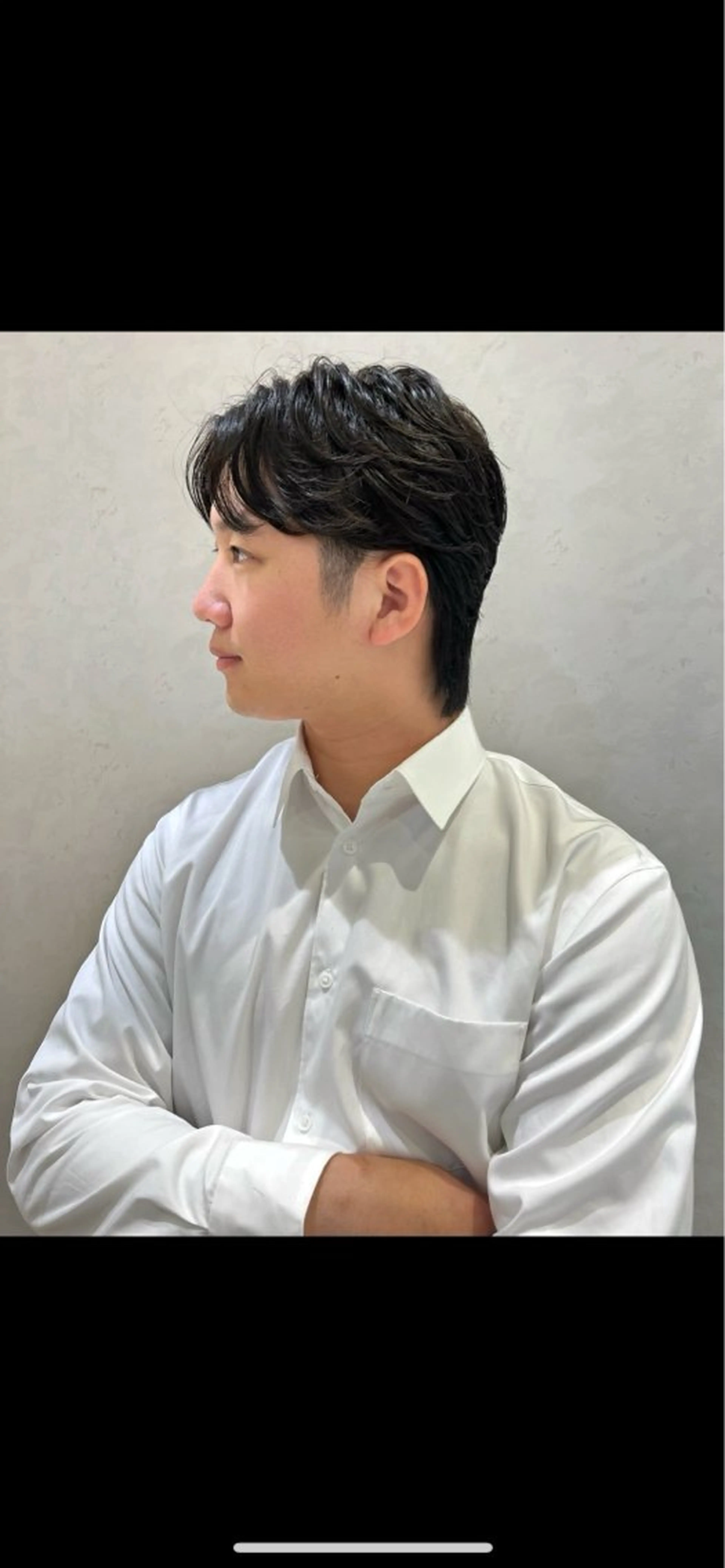 パーマ メンズ nono/パーマ /顔まわりカット🐈のヘアスタイル