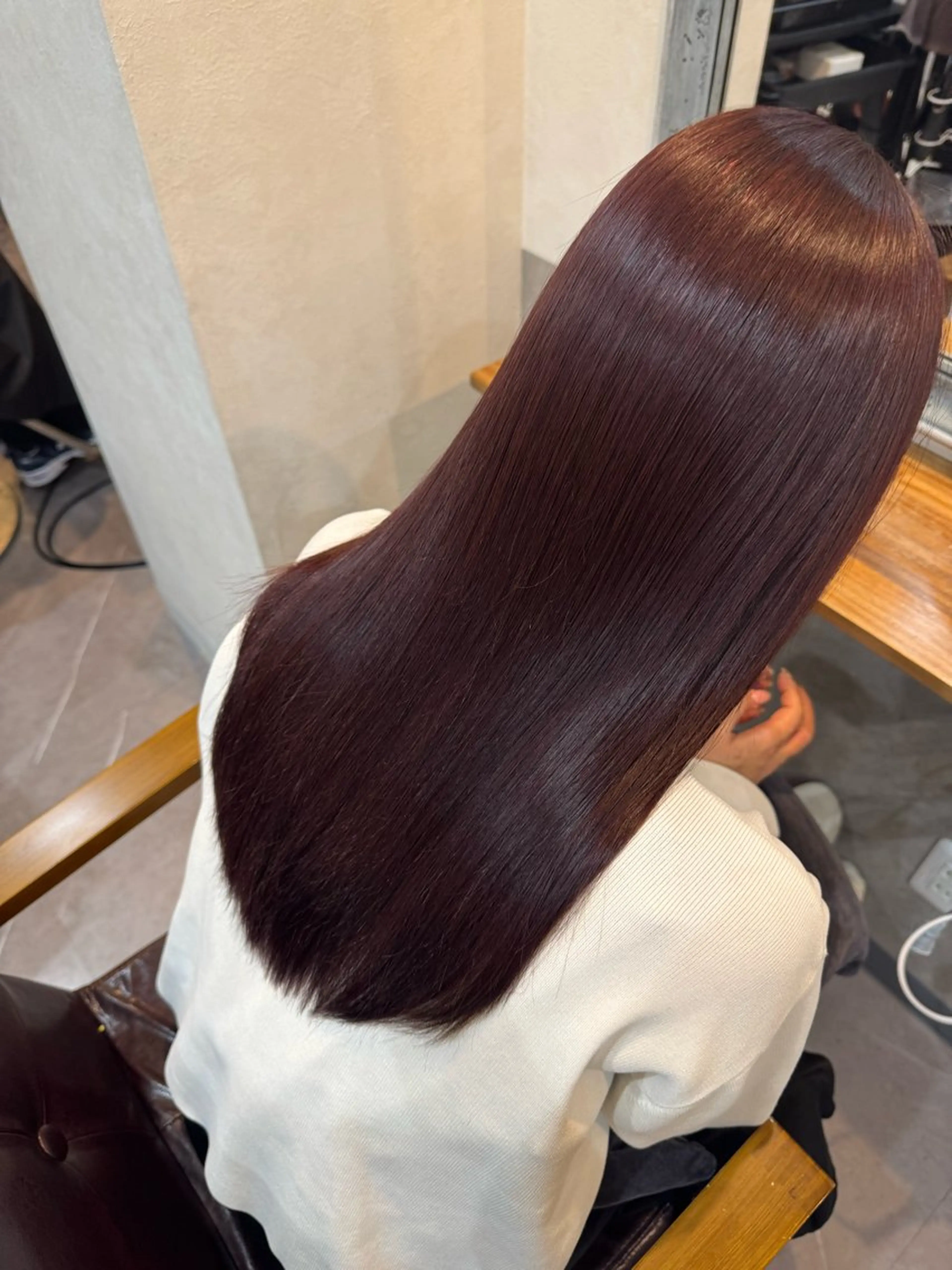 ロング カラー ラベンダーカラー ピンクカラー ピンクラベンダー 船橋 Nerine 【ネリネ】かえでのヘアスタイル