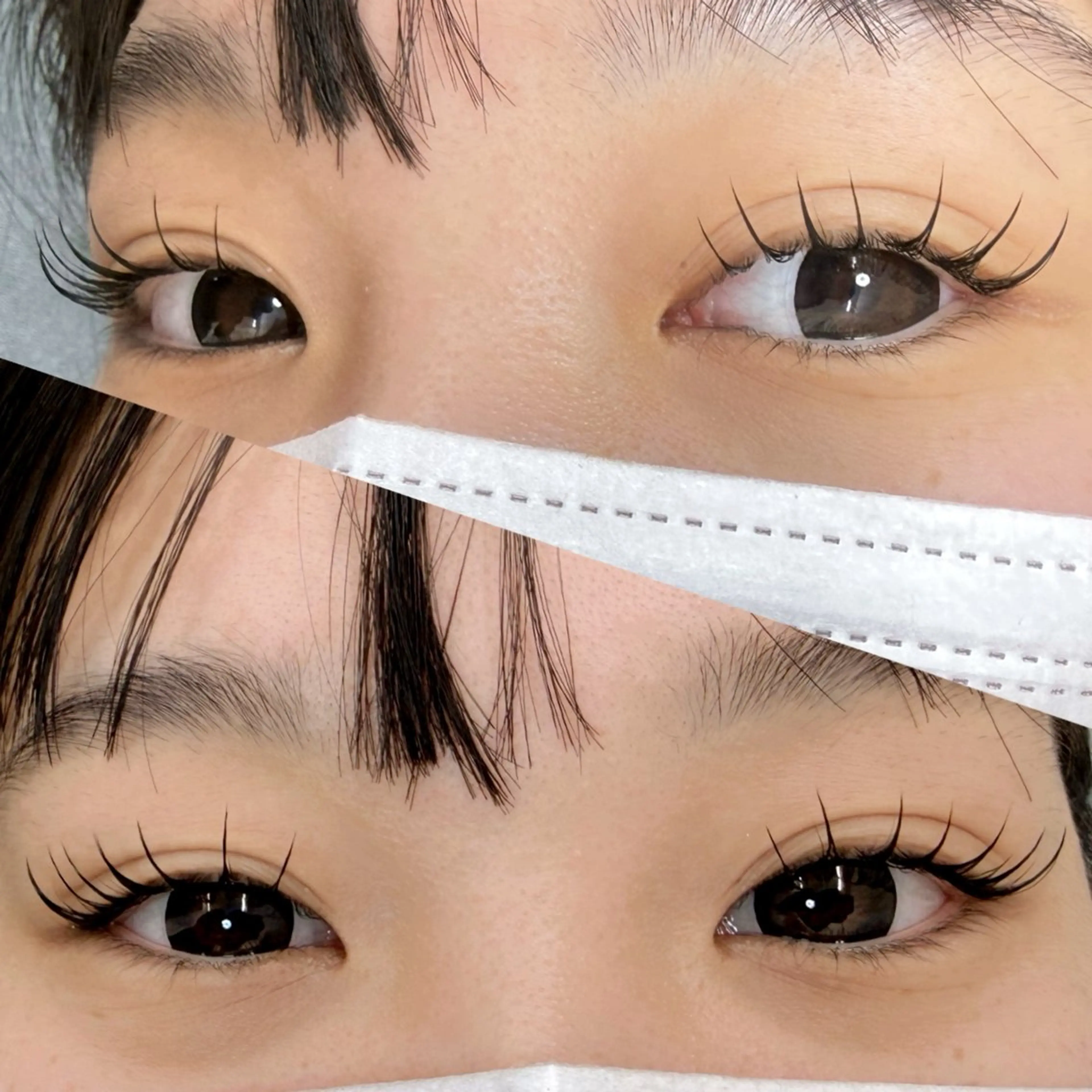 【下向きまつ毛の方に◎】パーマ＆エクステ（コーティング付き）エクステ100本の写真