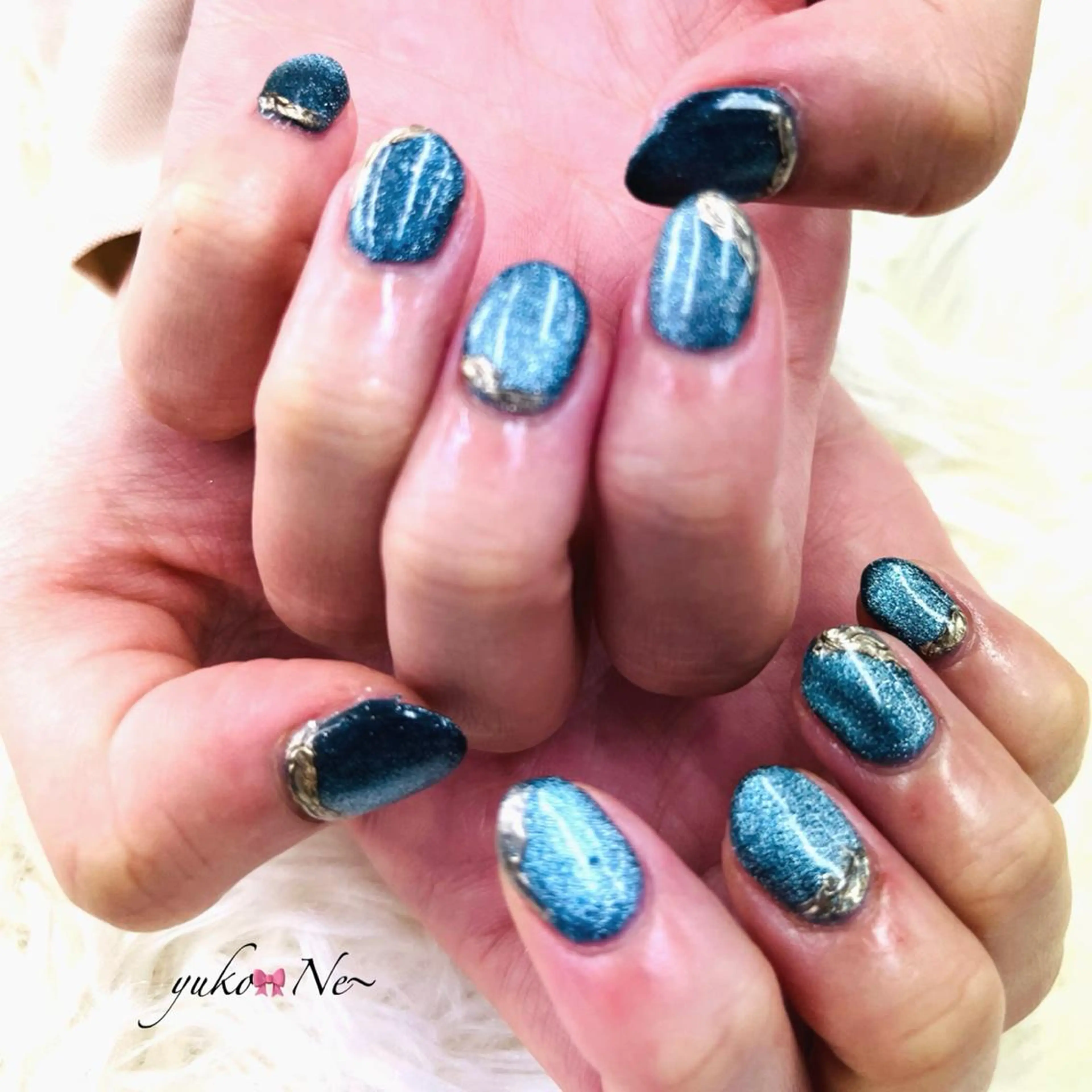 ネイル マグネットネイル ネイルサロン　Lian所属・Lian Yulilianのネイルデザイン