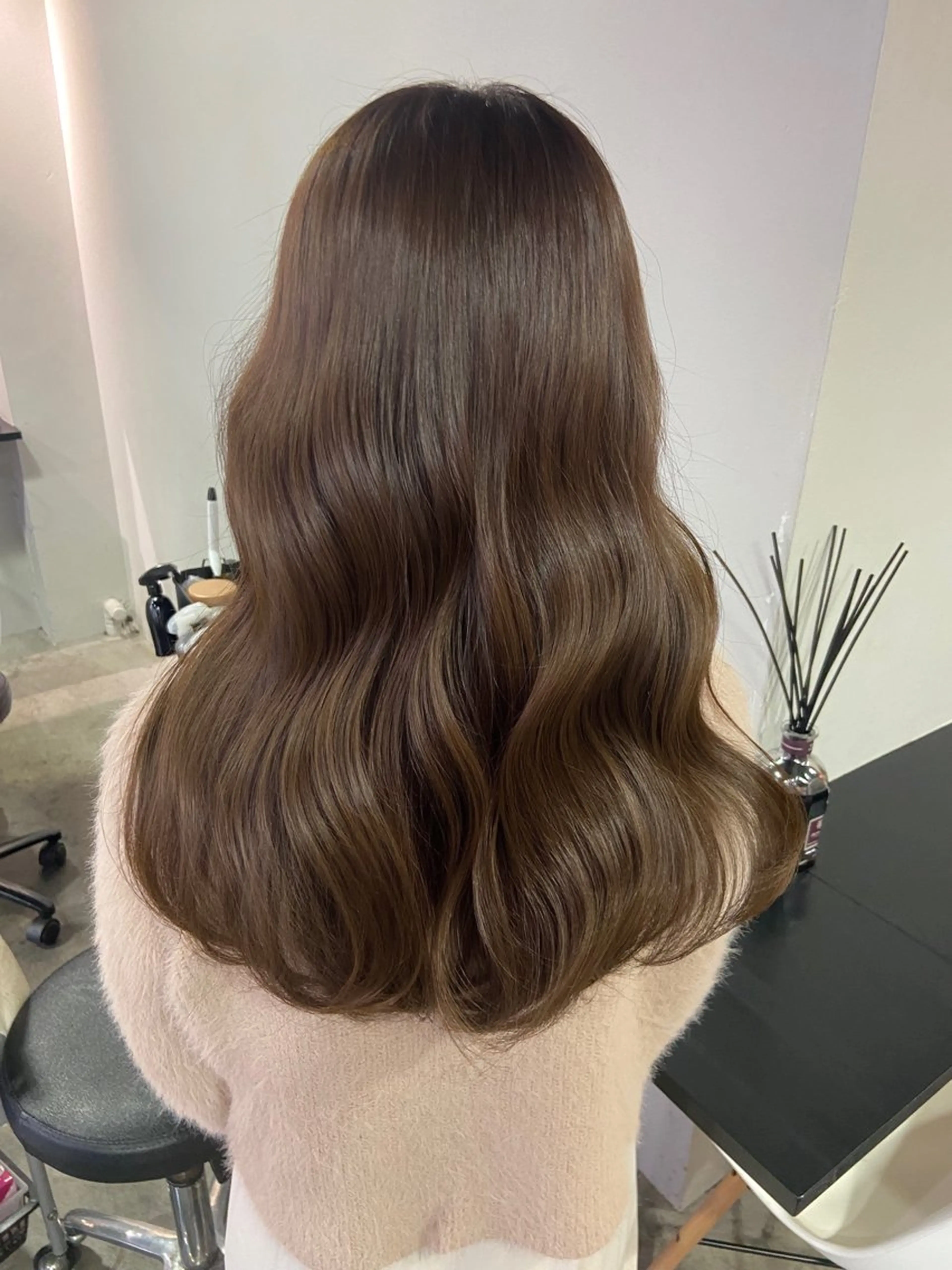 ロング カラー ヘアカラー トリートメント ヘアセット 地毛風艶カラー🌿 喜多夏海のヘアスタイル