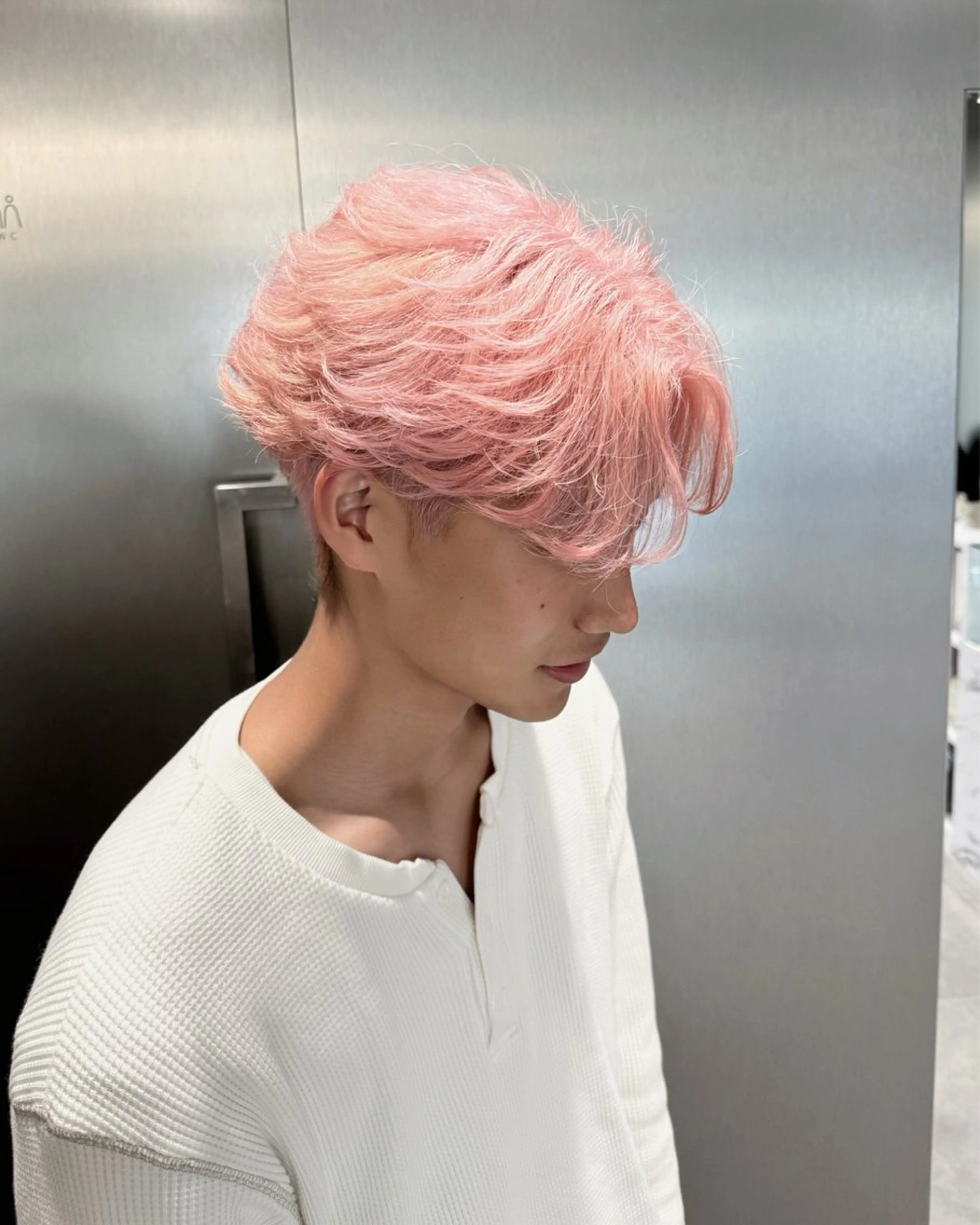 カラー メンズ レイヤー/ハッシュ カット/悠斗のヘアスタイル