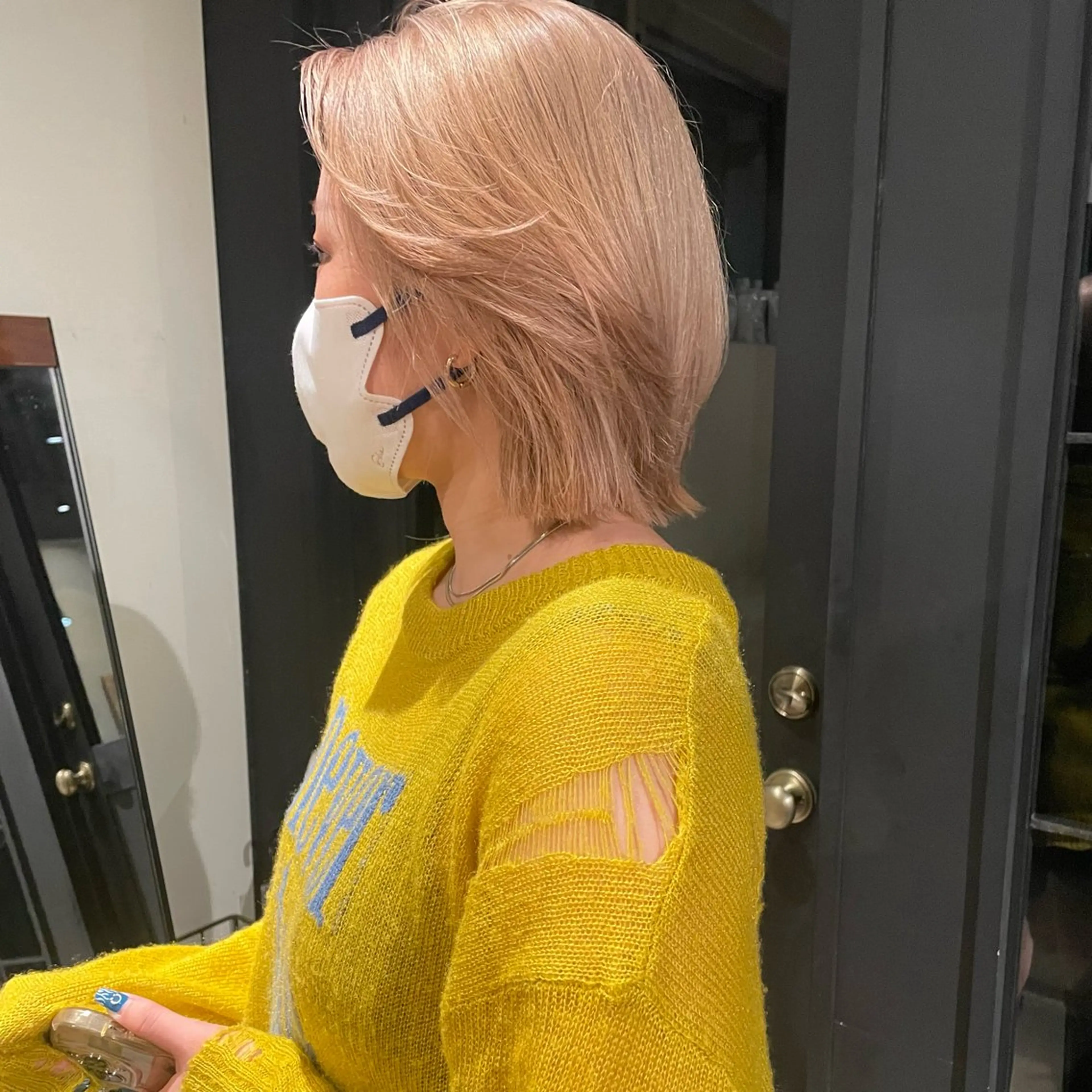 ショート ヘアカラー ハナ🌼 梅田/ボブ/パーマのヘアスタイル