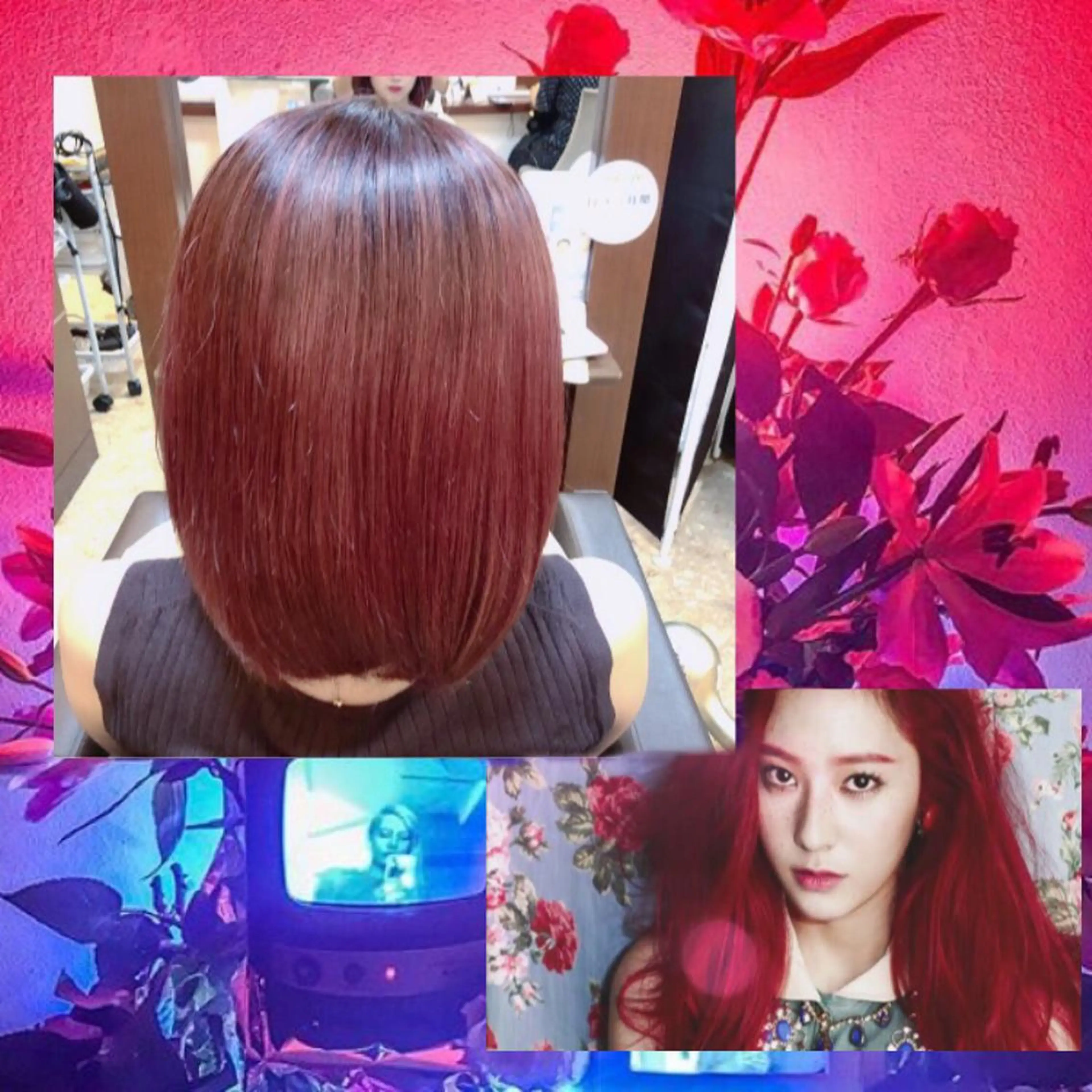 ショート カラー ヘアアレンジ 韓国風ヘア オルチャンヘア eN°byyoureshair所属・🎀トップスタイリ スト湯川響🎀のヘアスタイル
