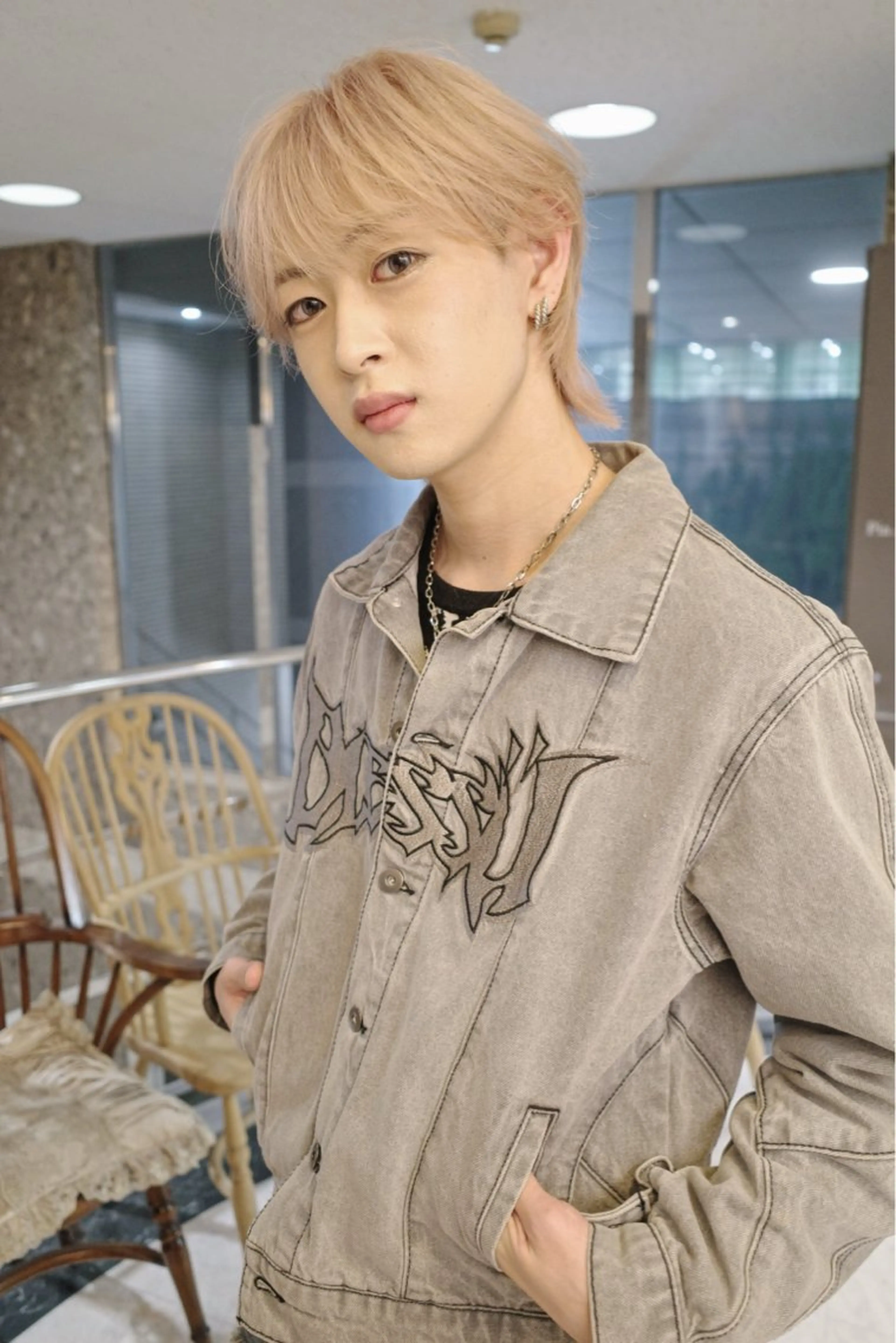 メンズ メンズブリーチ カット ヘアカラー 【Pia】 セナ/ハイトーンのヘアスタイル