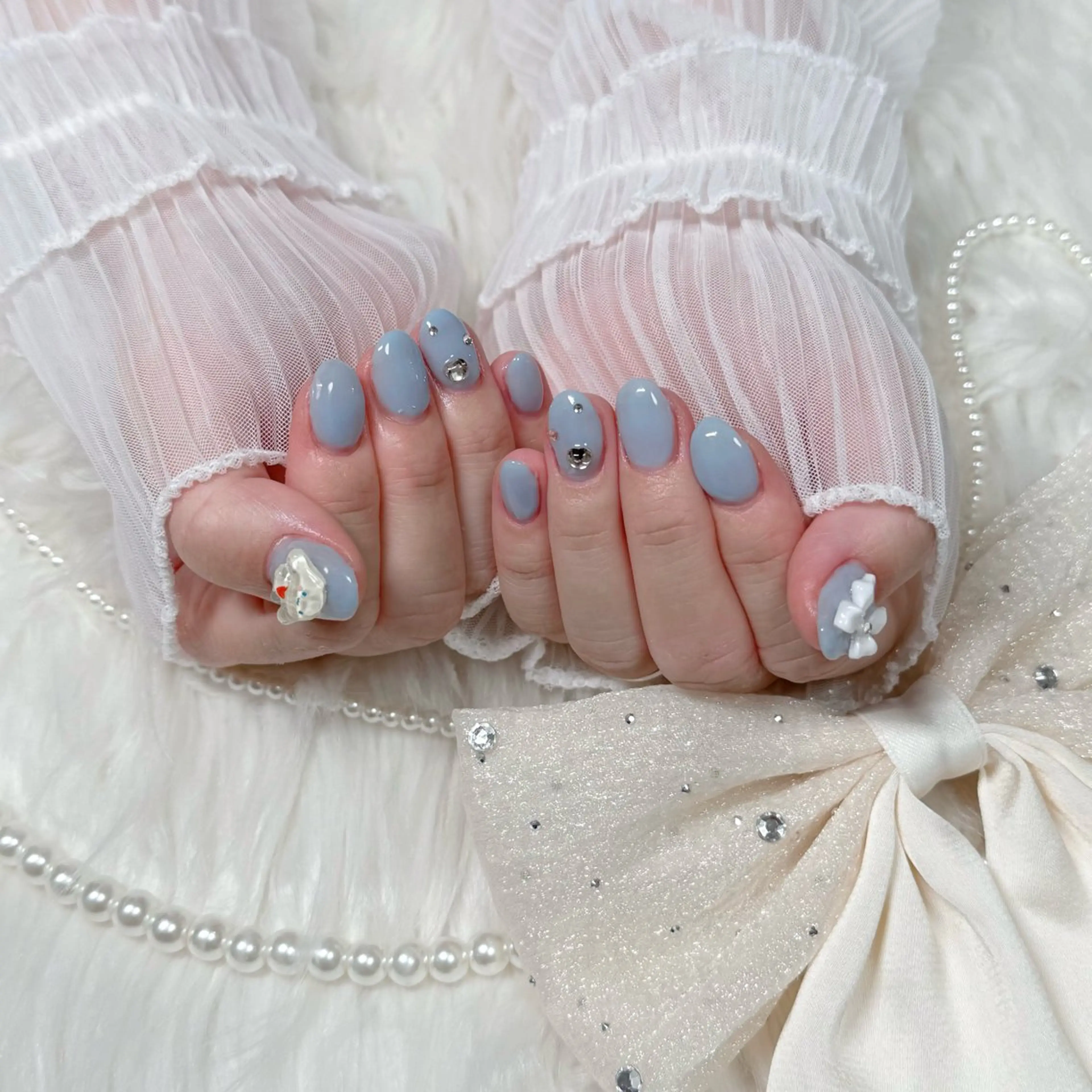 ネイル ハンドネイル ✩.*🎀 aoi🎀のネイルデザイン