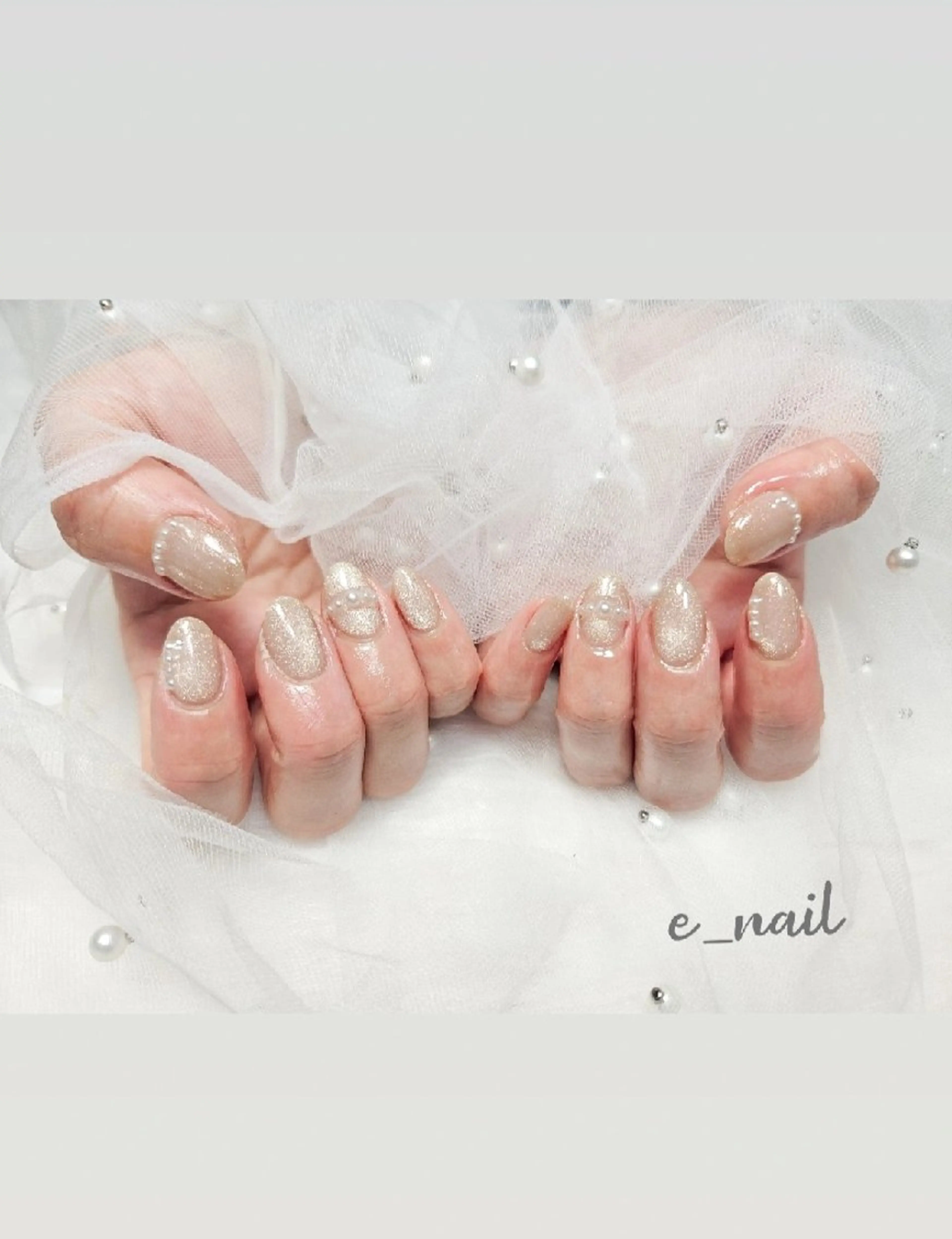 ネイル e_nail🍀自宅 サロン八潮eri☆　のネイルデザイン
