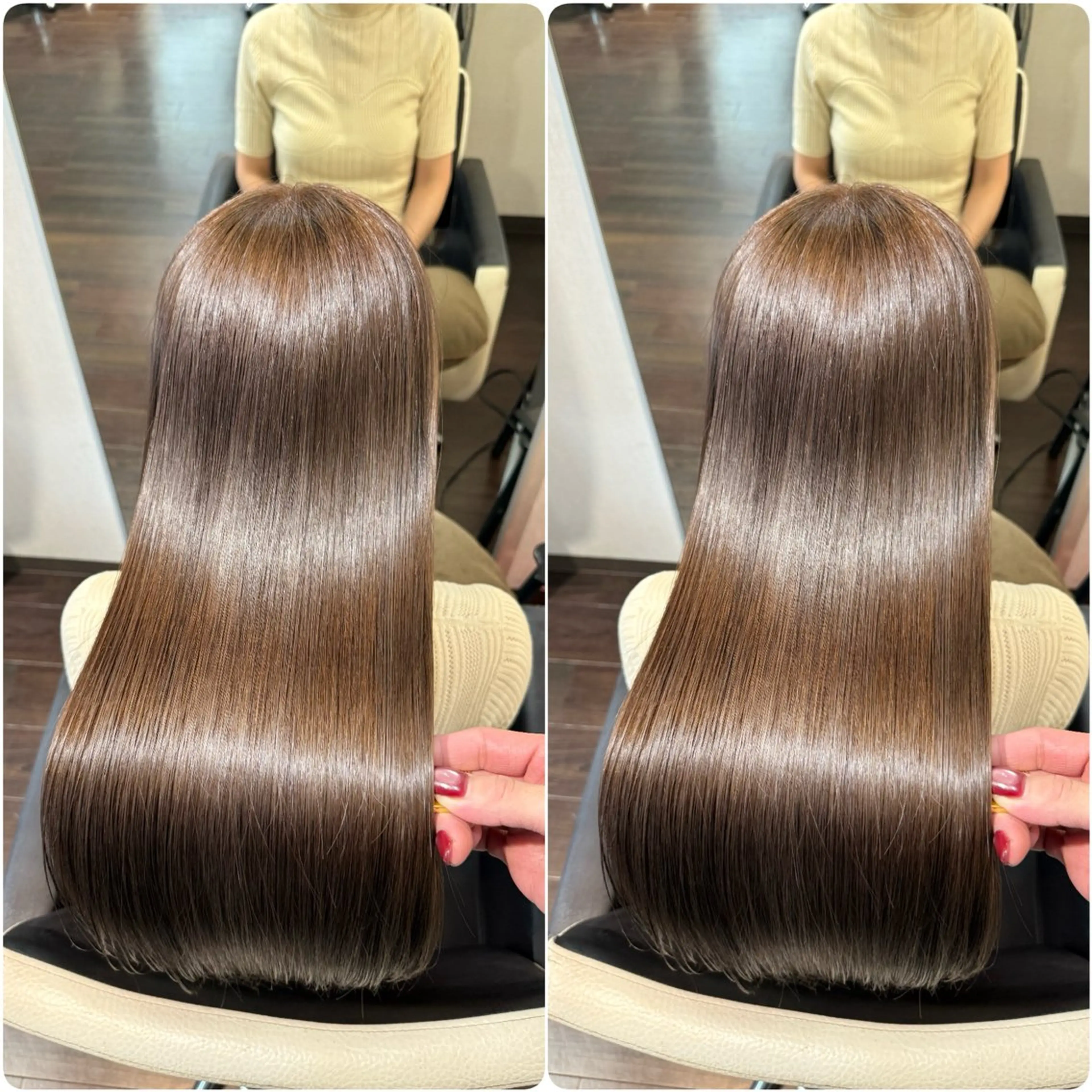 ロング カラー カット ヘアカラー トリートメント ヘッドスパ 🌹ULTOWA🌹 髪質改善/縮毛/店長のヘアスタイル