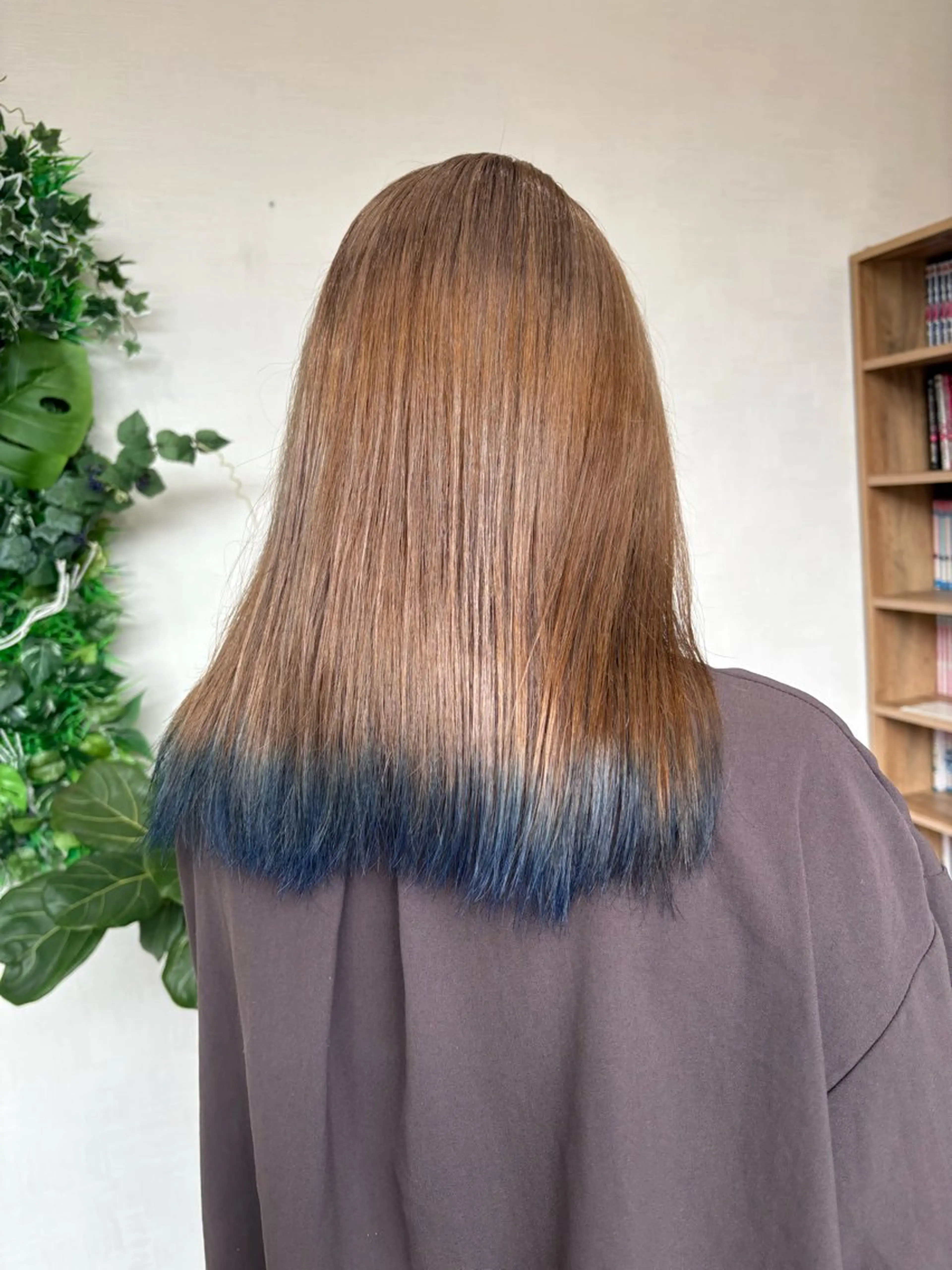 セミロング ヘアカラー N-plants 楓のヘアスタイル