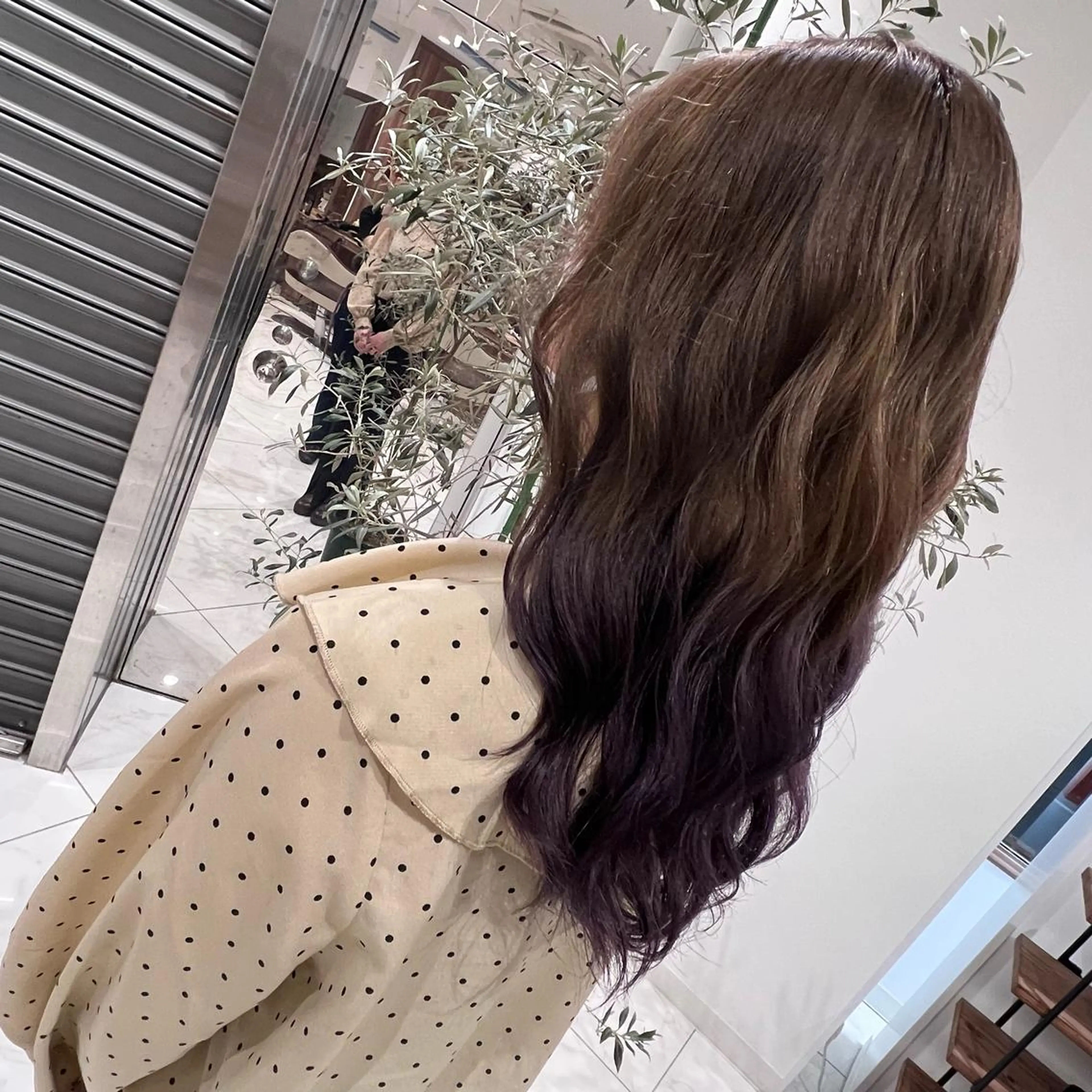 セミロング カラー ヘアアレンジ 小白井 由美のヘアスタイル