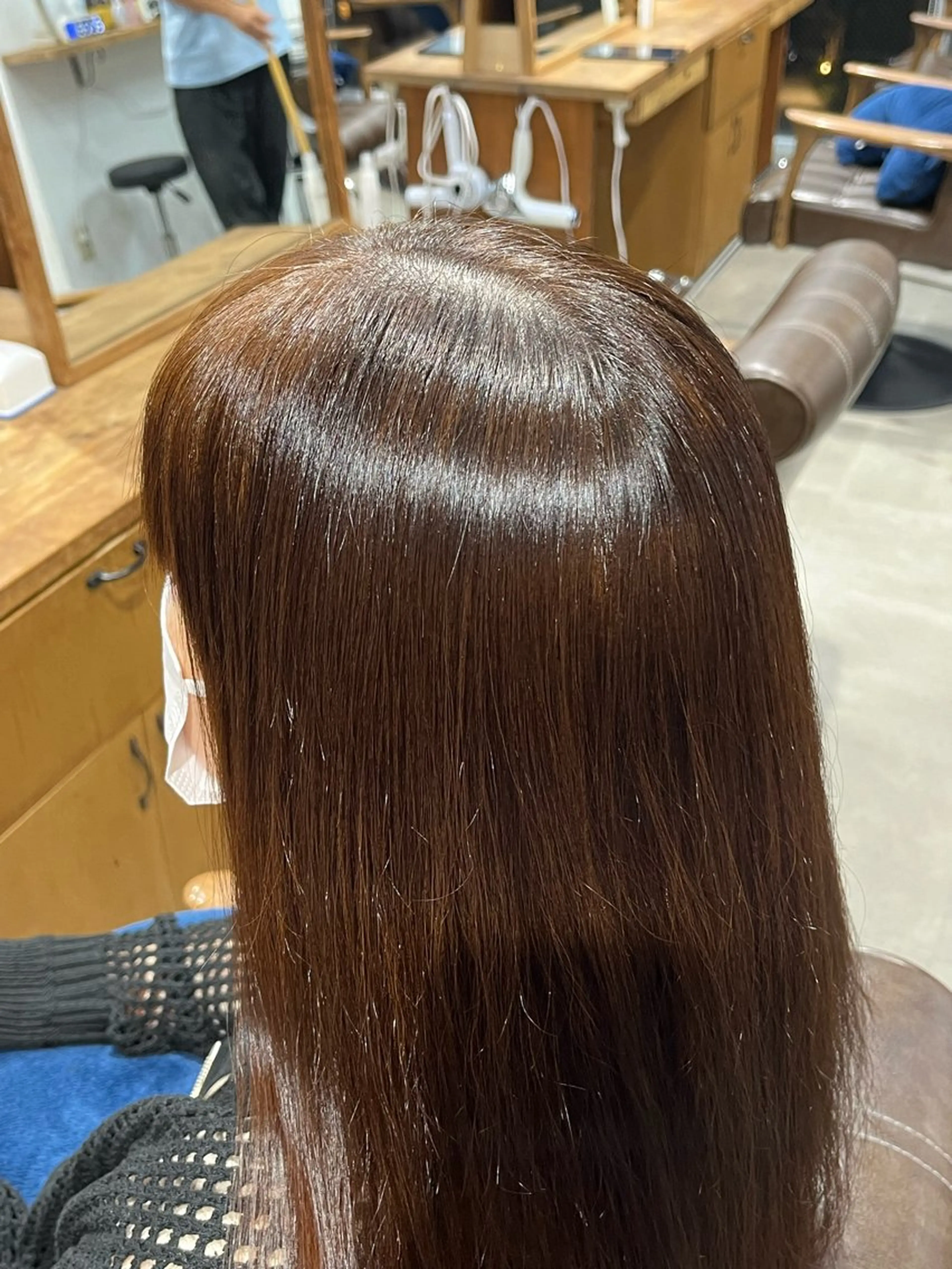 暖色  艶カラー/ 蒔田 爽真のヘアスタイル