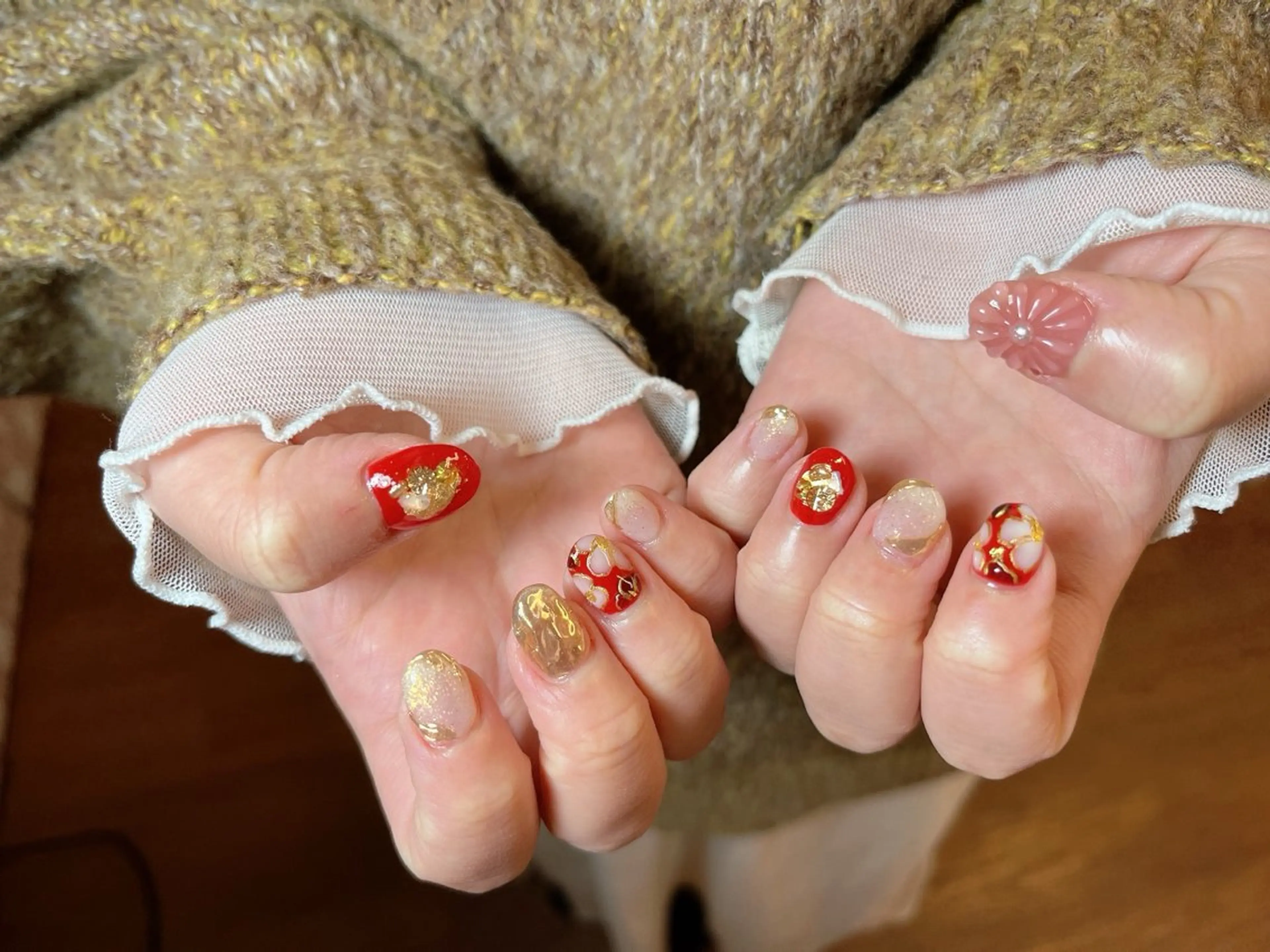 ネイル ハンドネイル LOVE NAIL 💕Sonoのネイルデザイン
