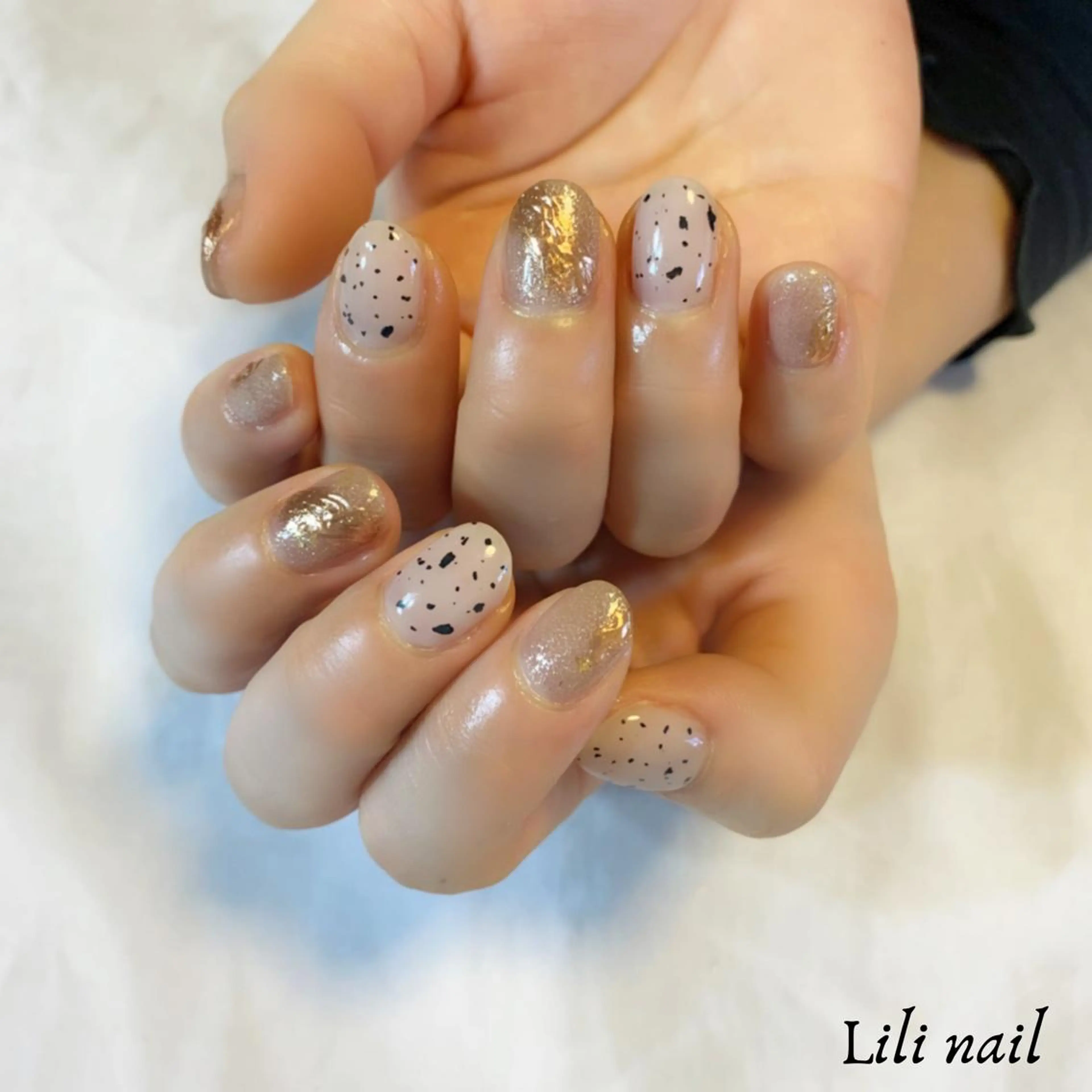 ショート ネイル ショートヘア ショートネイル ハンドネイル Lilibeauty salonのネイルデザイン