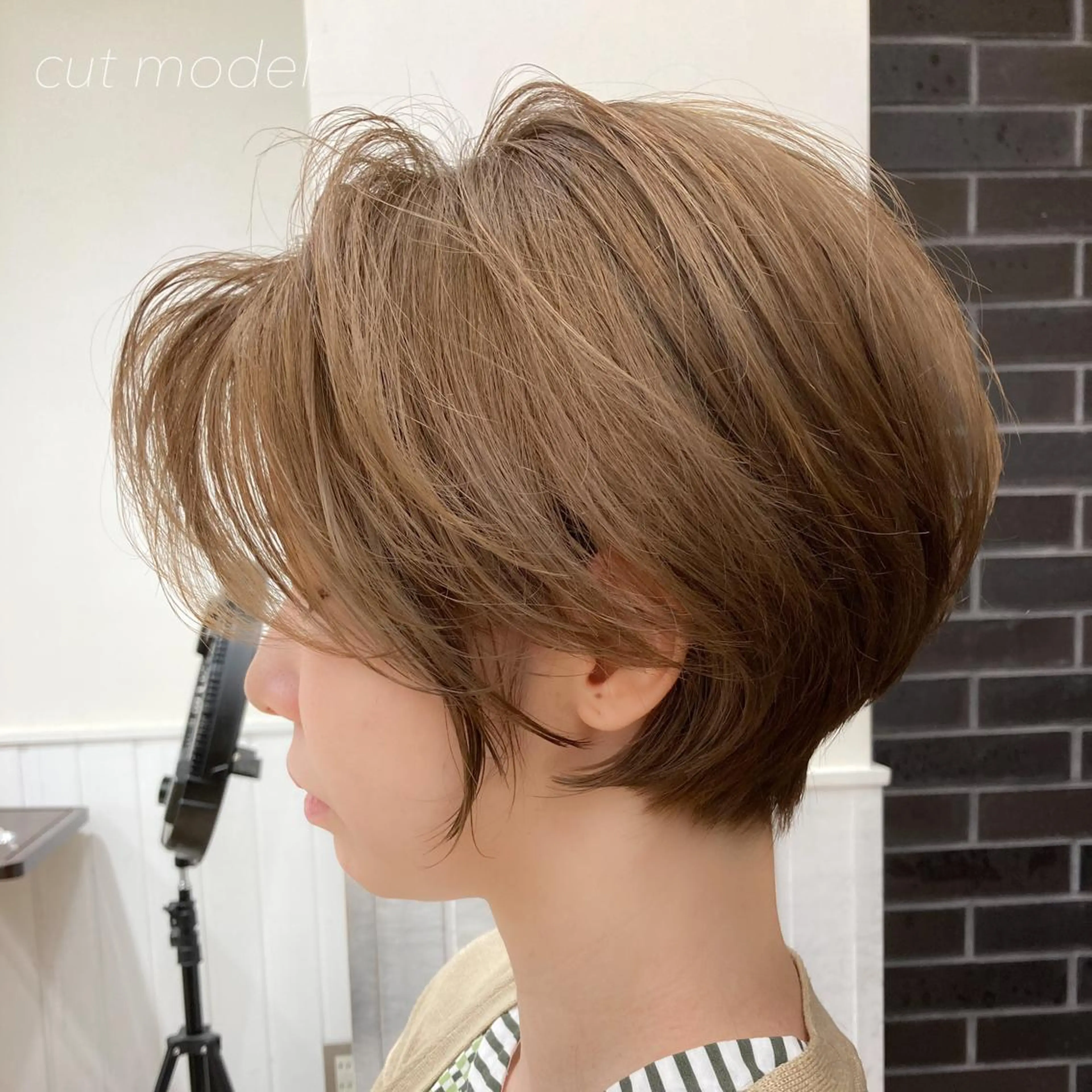 ショート カラー パーマ ヘアアレンジ メンズ キッズ ネイル マツエク・マツパ 横浜Bob美容師🤎 ERINAのヘアスタイル