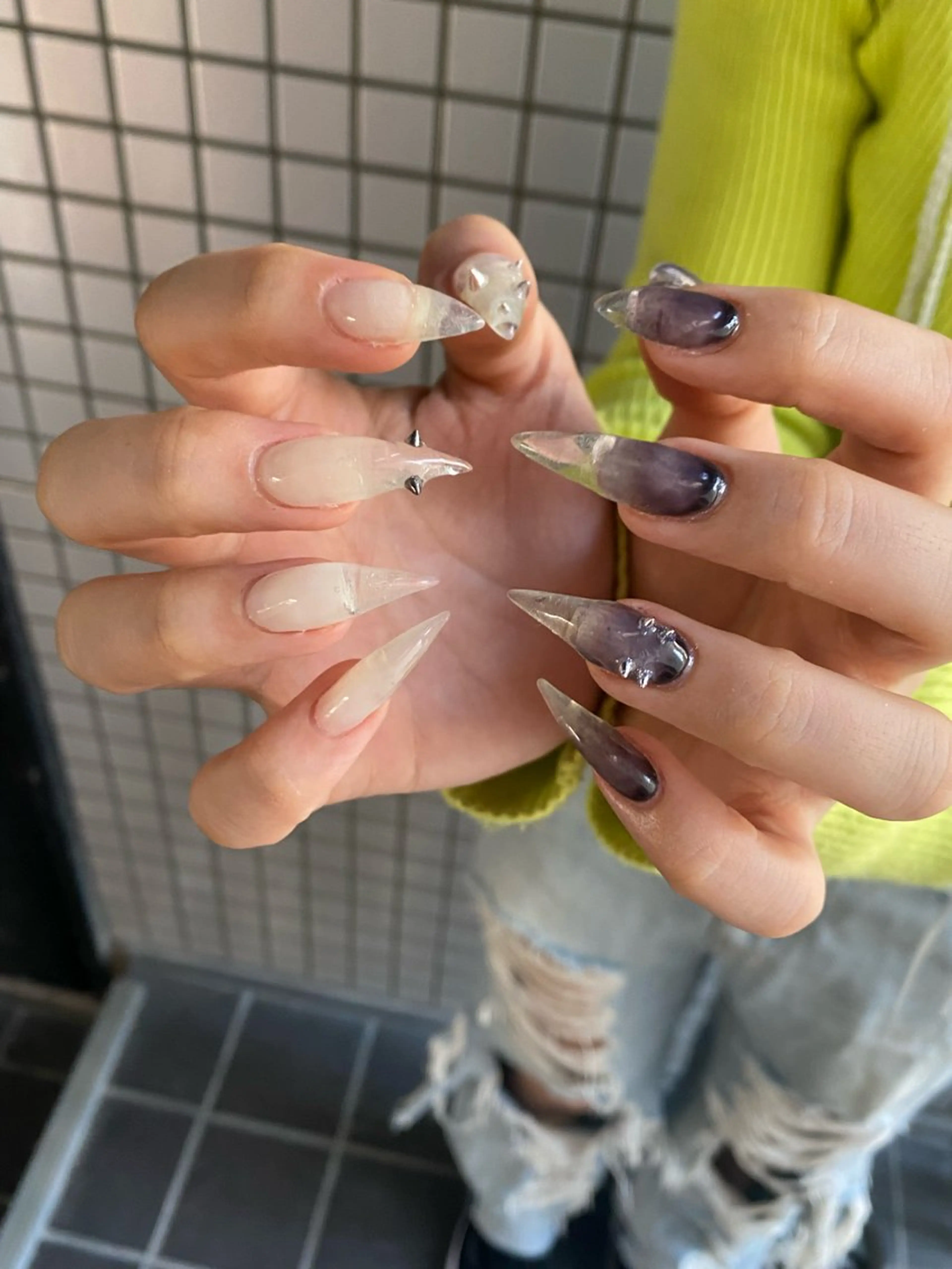 ネイル ハンドネイル nano/きもかわ nail🐬🫧のネイルデザイン