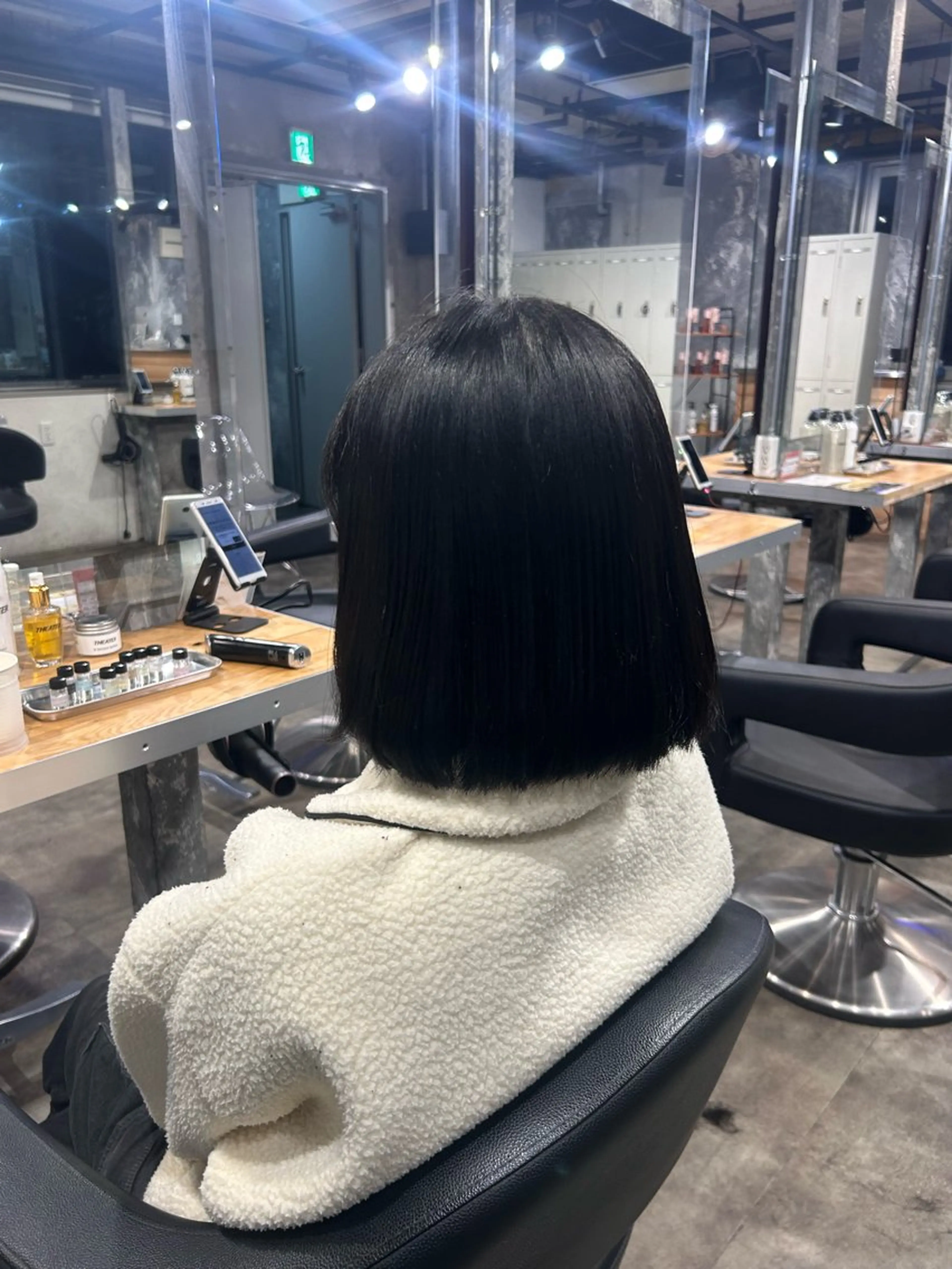 ショート カラー ヘアカラー トリートメント 💙韓国スタイル💙 亜子のヘアスタイル