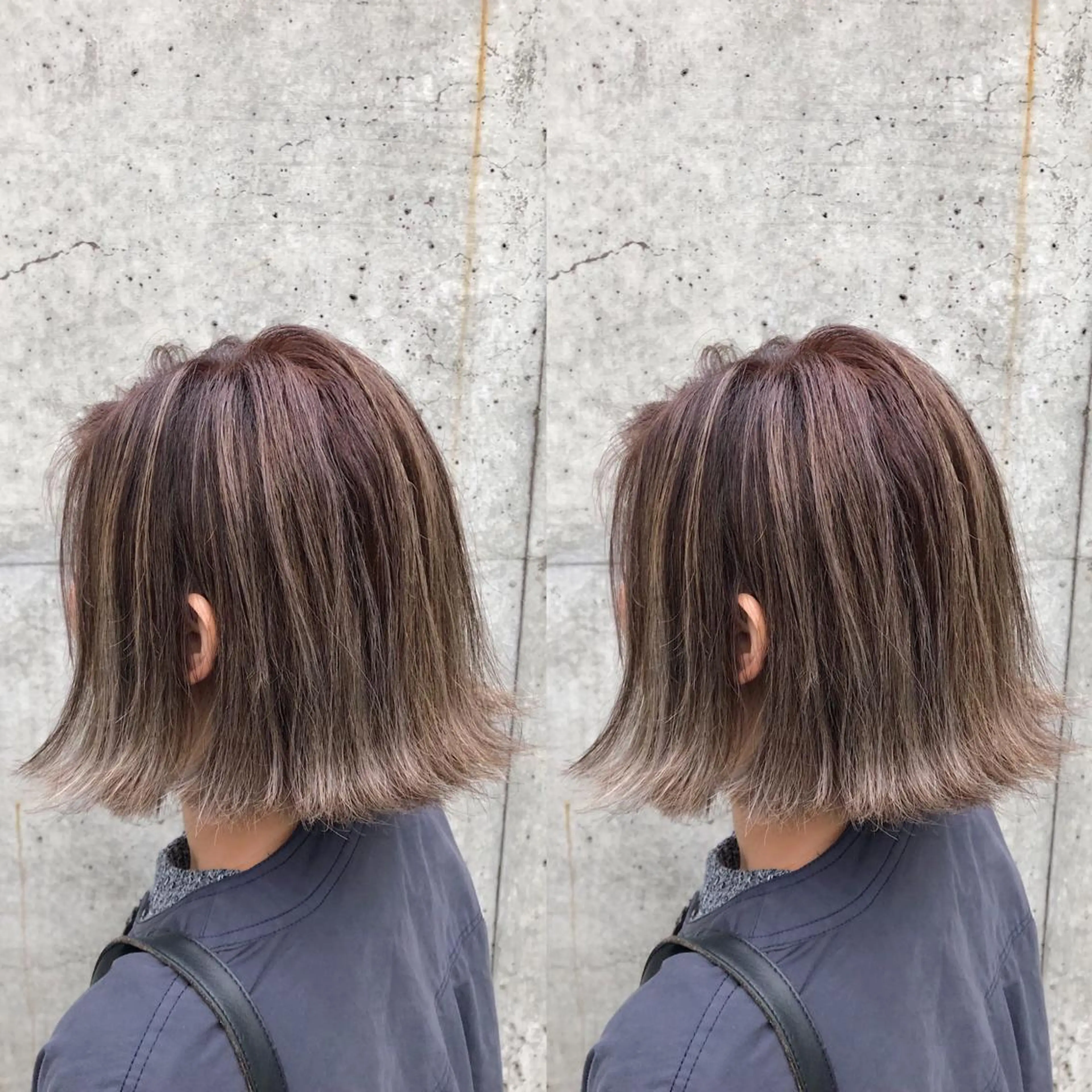 ショート カラー ヘアアレンジ メンズ キッズ メンズハイライト ハイライトカラー ハイライト 💟Chloe原宿店 🩶ハイトーンのヘアスタイル