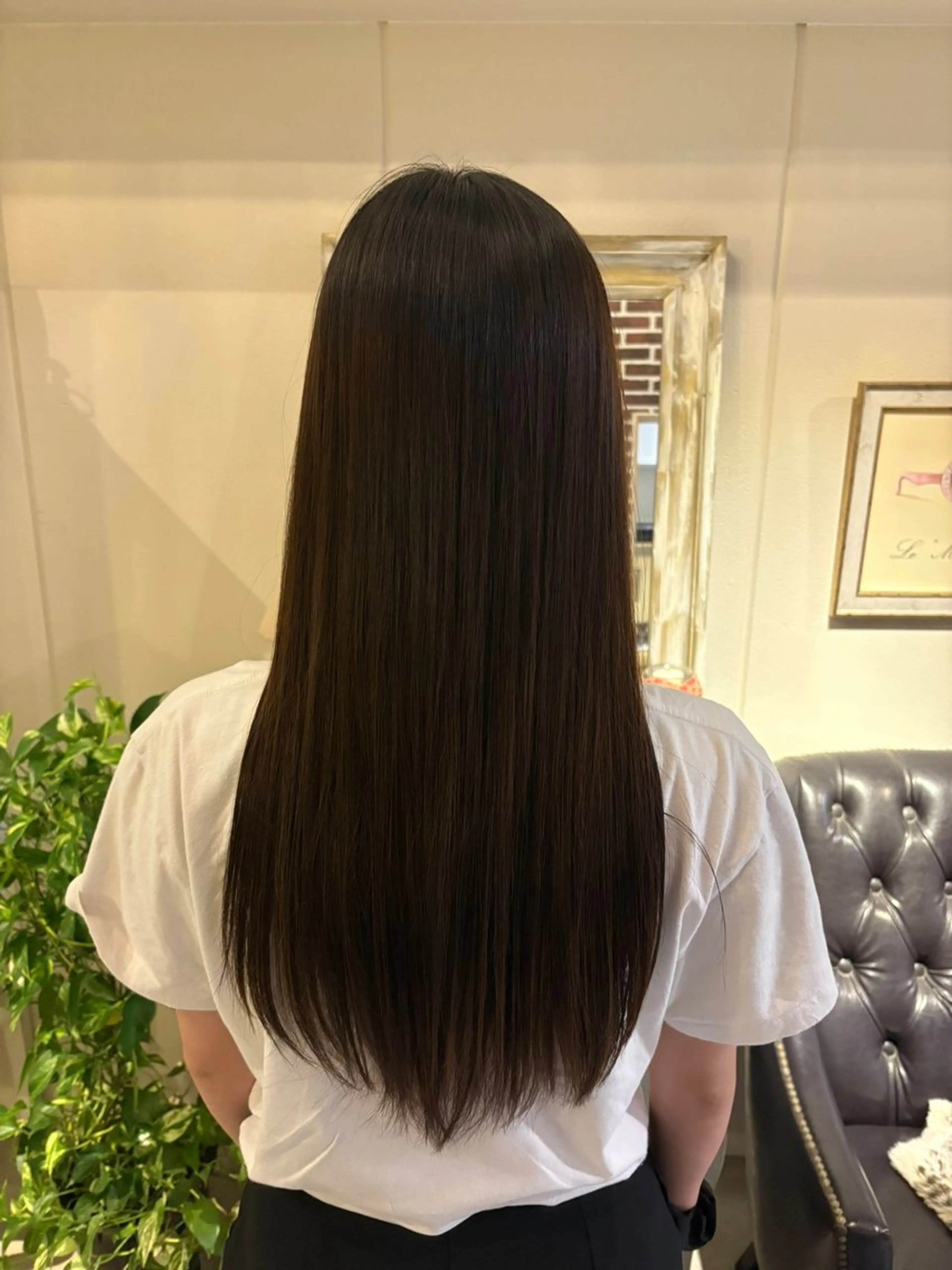 縮毛矯正 イイダ ヒナのヘアスタイル