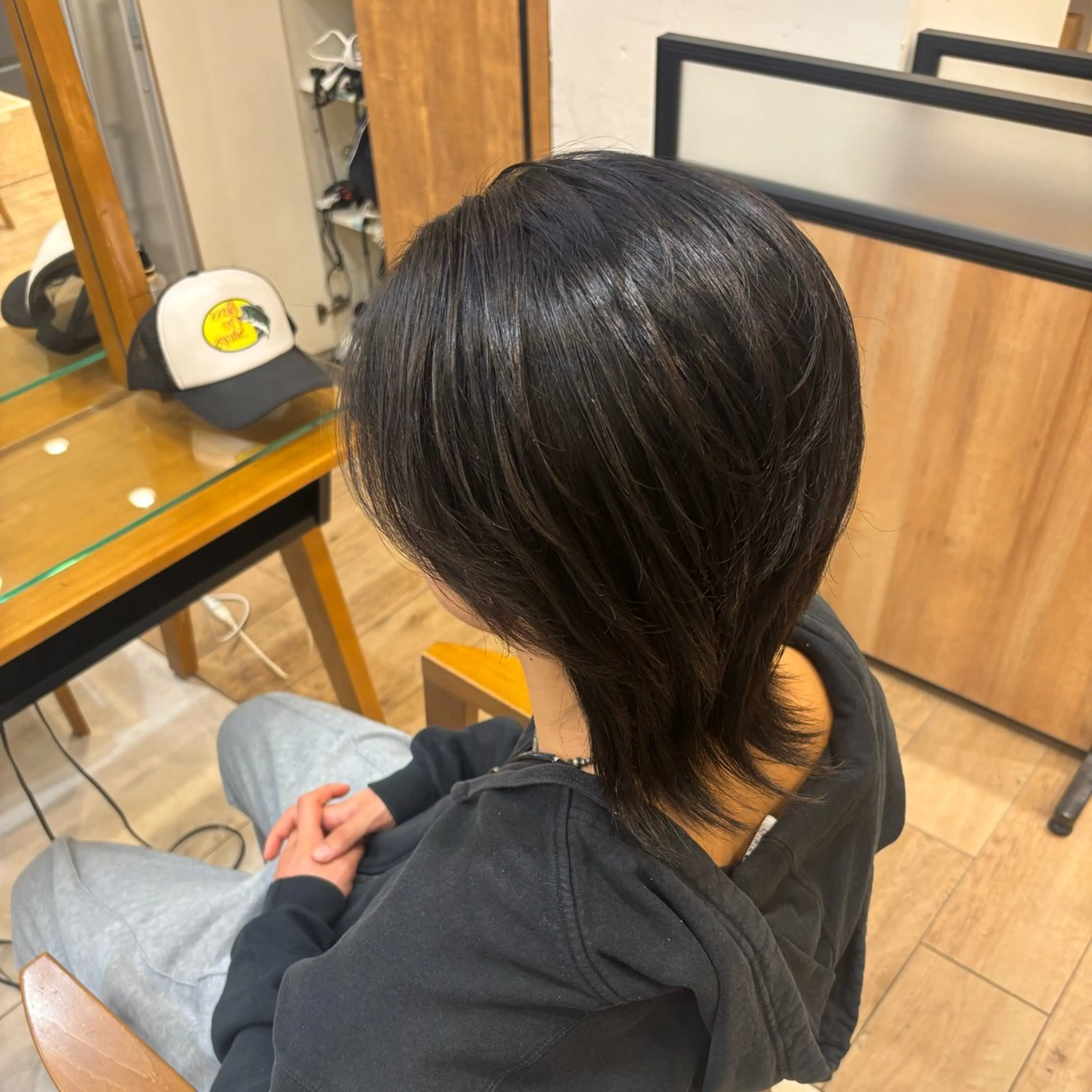 メンズ メンズウルフカット ウルフカット 新原 陽那のヘアスタイル