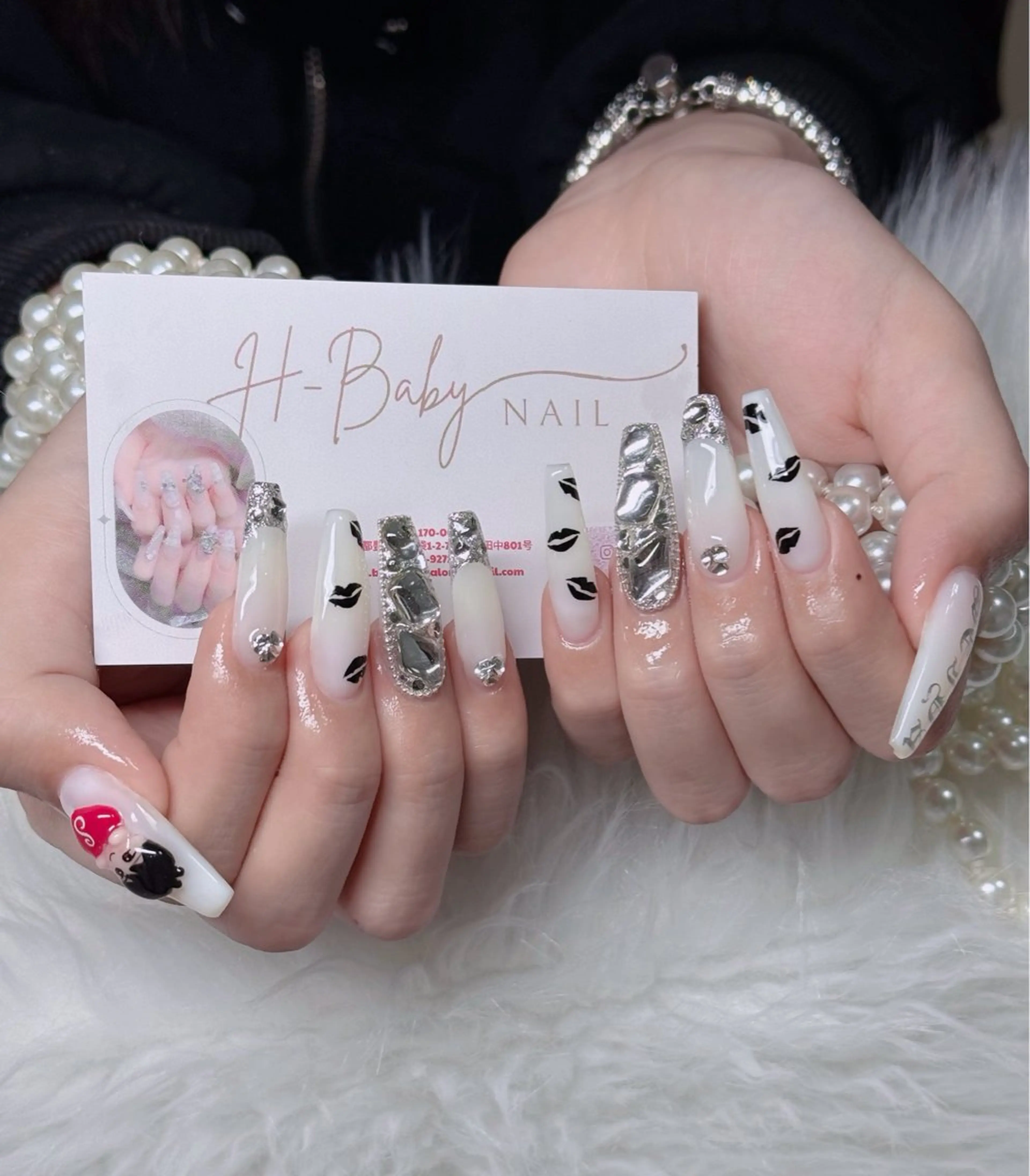 ネイル アートネイル 成人式 ジェルネイル ニュアンスネイル 夏ネイル ハンドネイル neco H.babynailのネイルデザイン