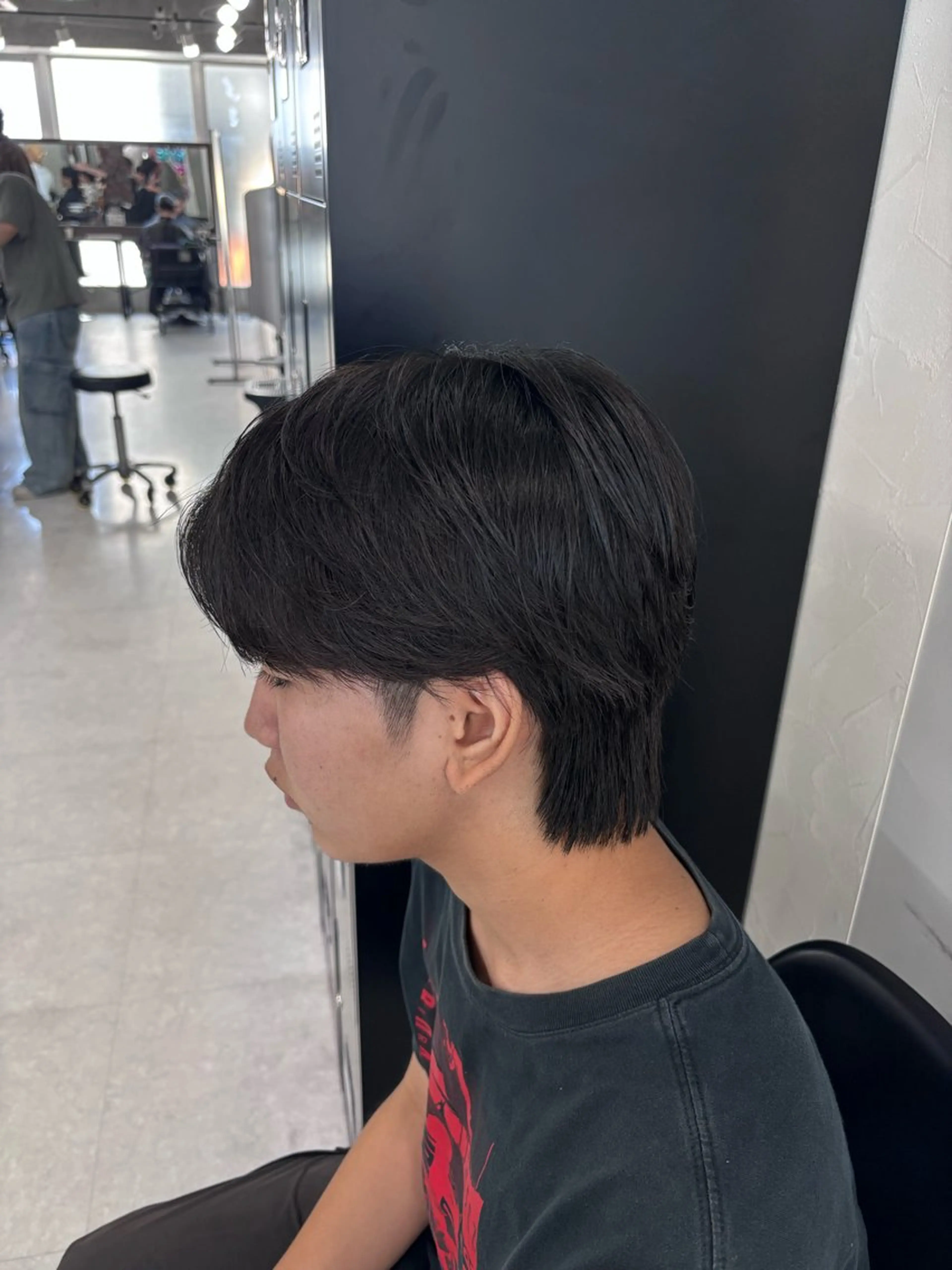 メンズ カット フェザーの鬼 🇰🇷yutoのヘアスタイル