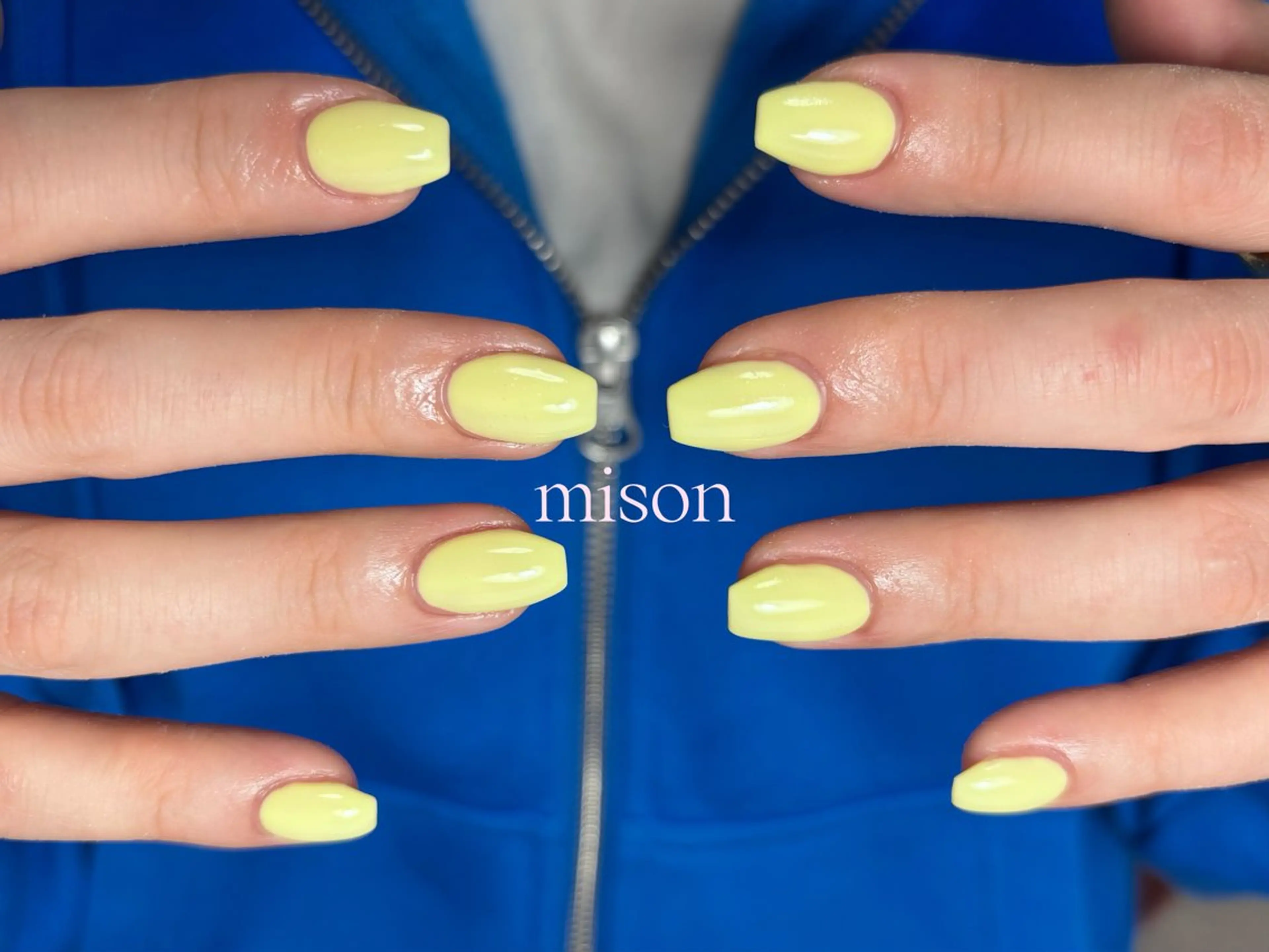 ネイル ワンカラーネイル mison所属・mison 安形友花のネイルデザイン