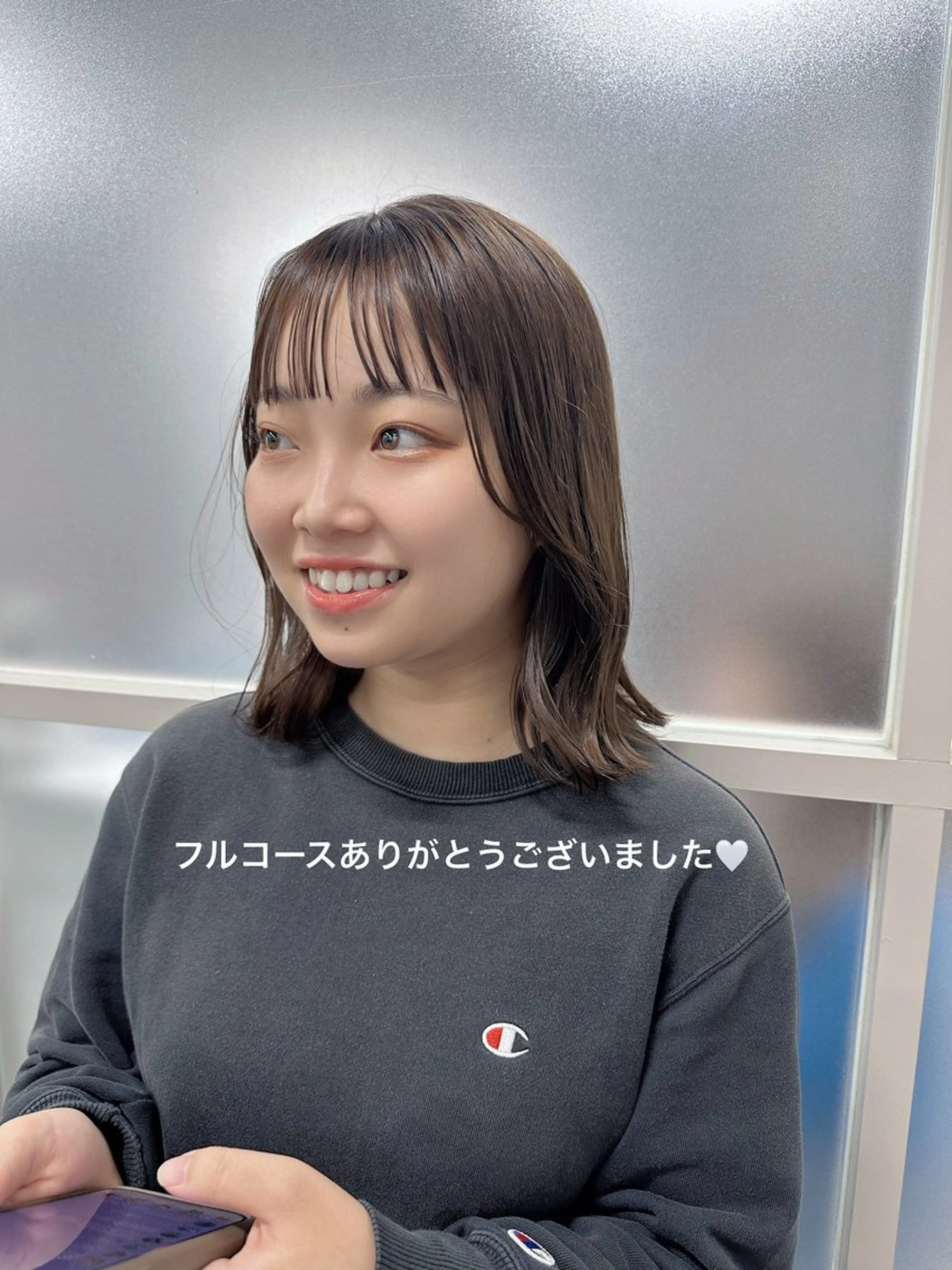 ミディアム パーマ 酸性ストレート ストレートパーマ カット ヘアカラー 縮毛矯正 タケダケイ /ショート/ボブのヘアスタイル