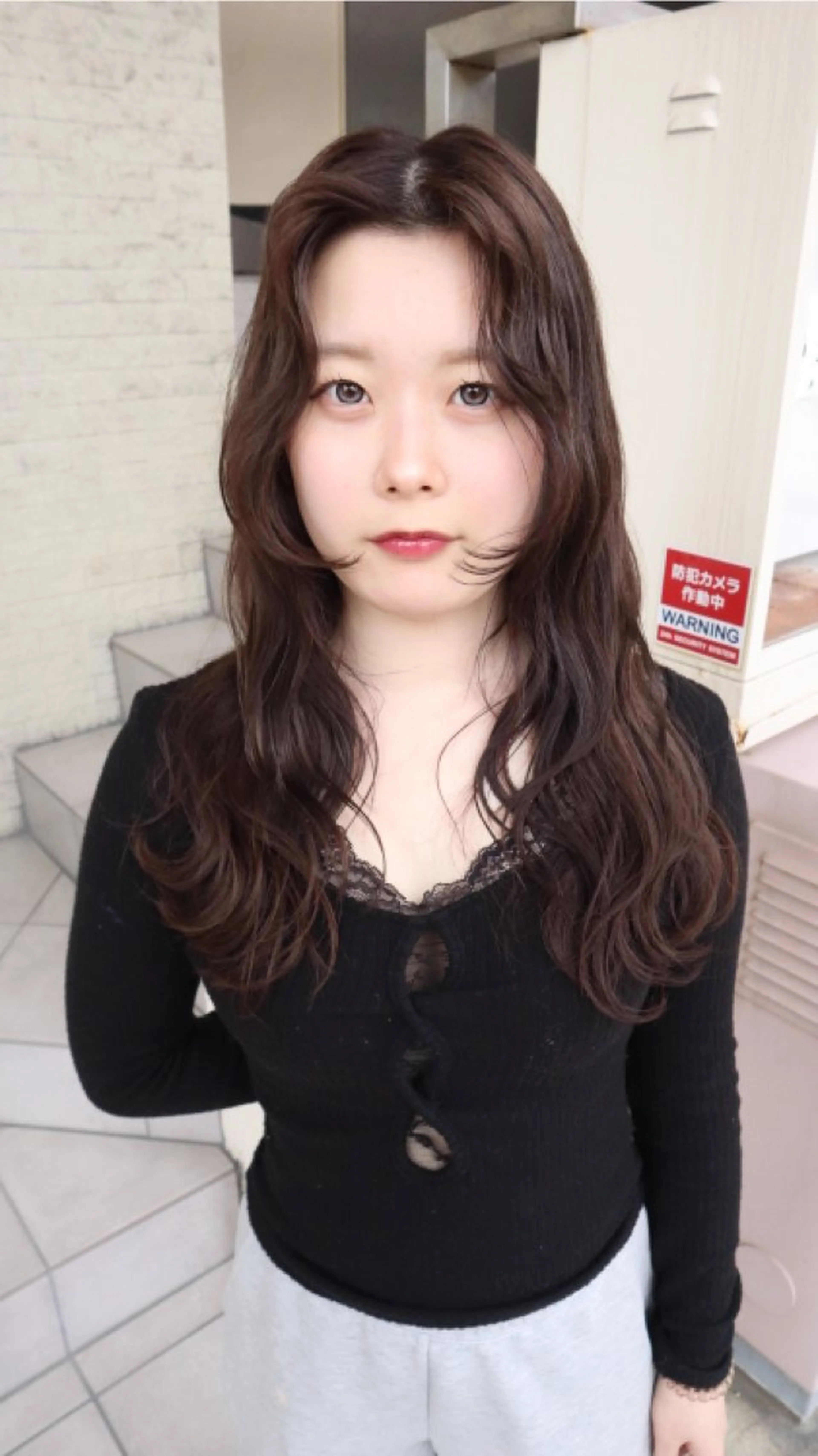 セミロング カット ヘアカラー トリートメント レイヤー/ボブ/ 透明感カラー/ニワのヘアスタイル