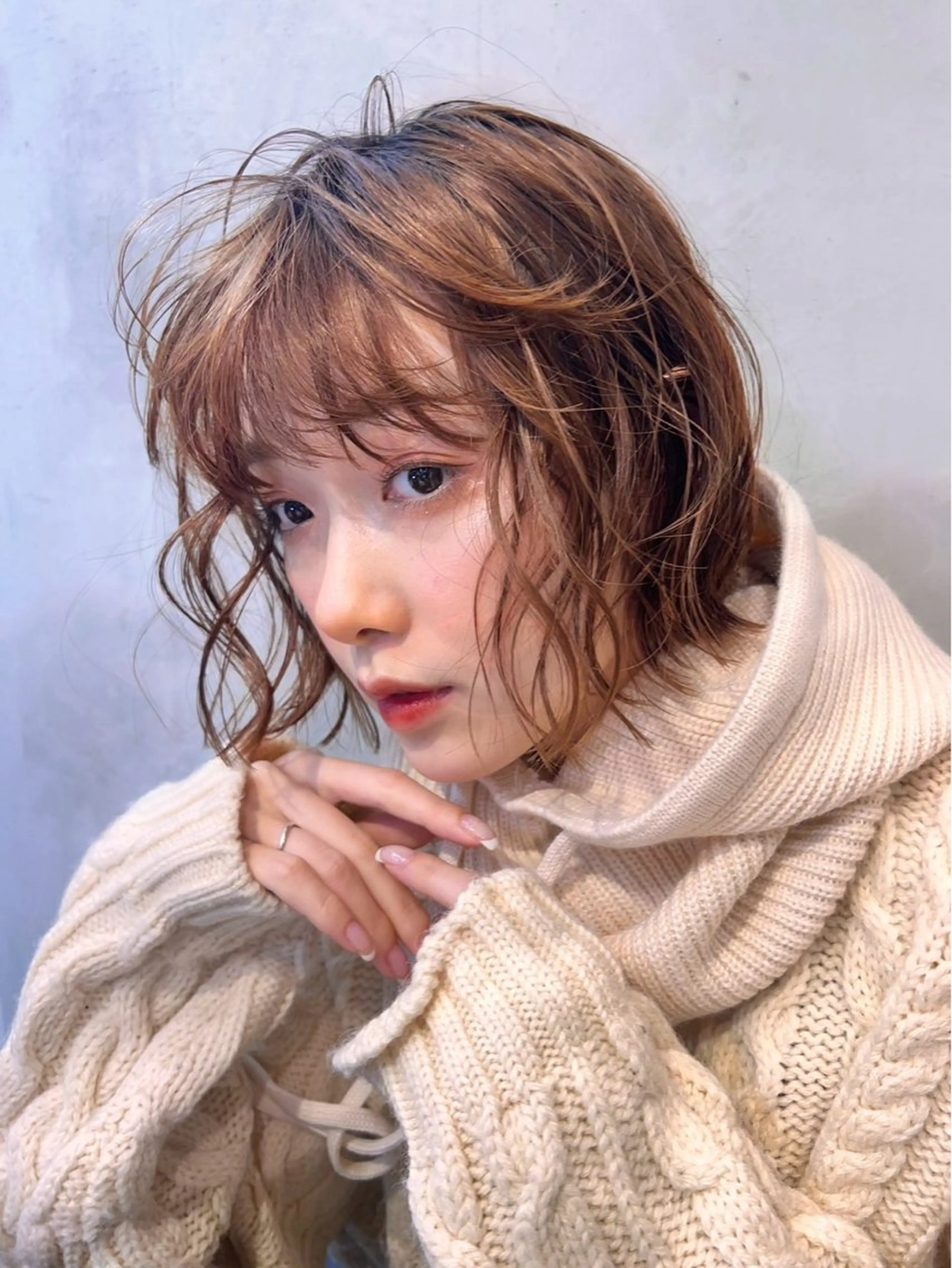 パーマ Hug👩🏼‍🦱 警固HIBIOのヘアスタイル