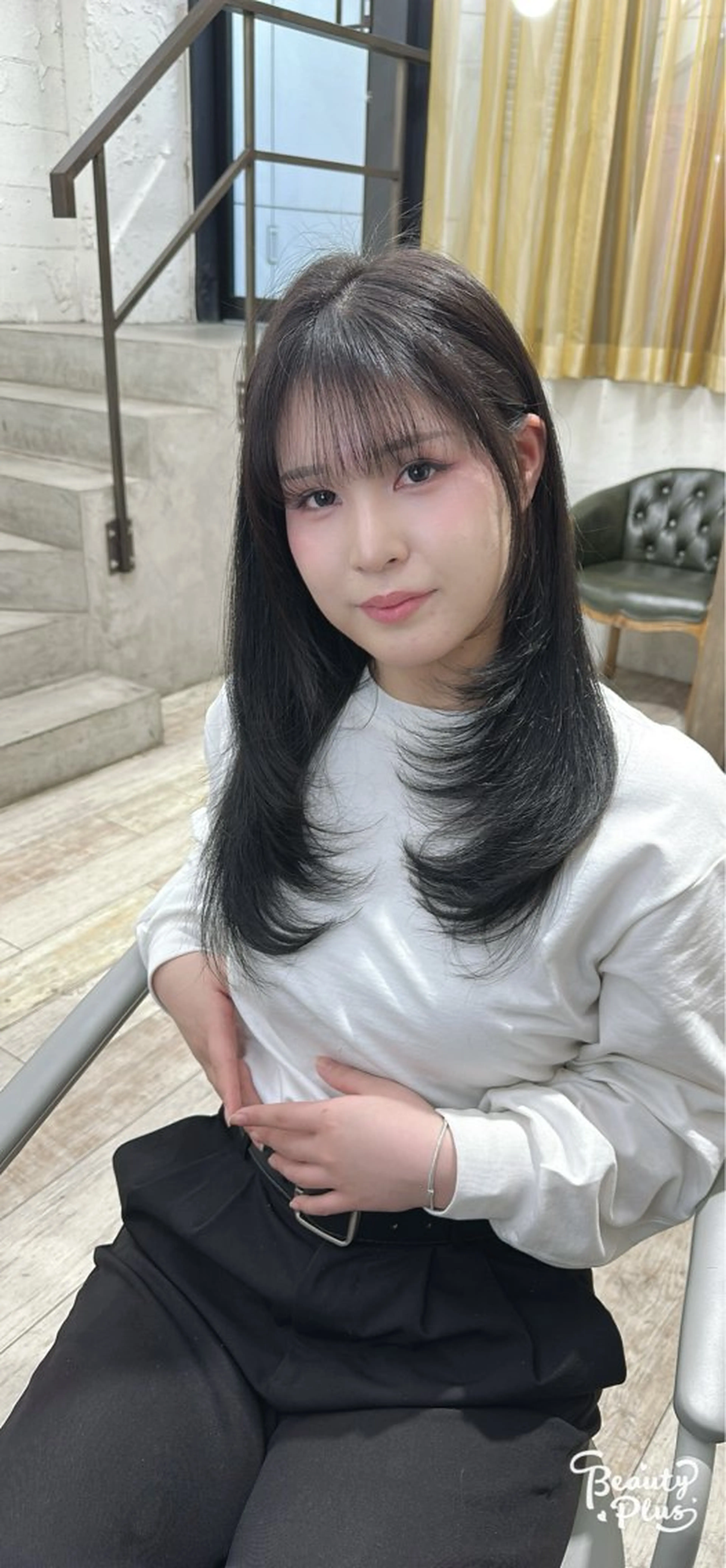 ロング カラー レイヤーカット 美髪/レイヤー 青山/ヒロキのヘアスタイル