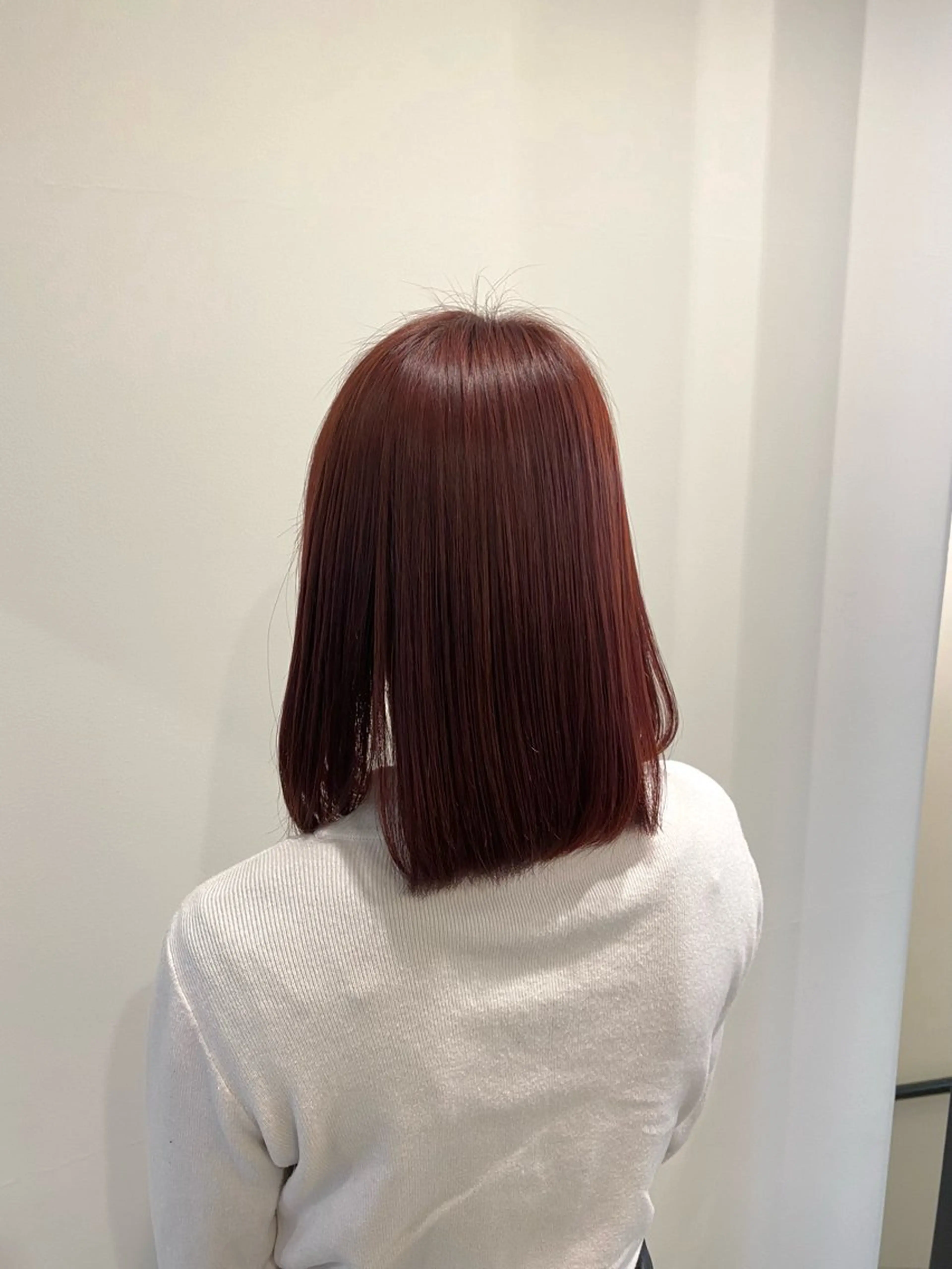 ミディアム カラー ブリーチ ピンクカラー ヘアカラー 🍑 モモカ🍑のヘアスタイル