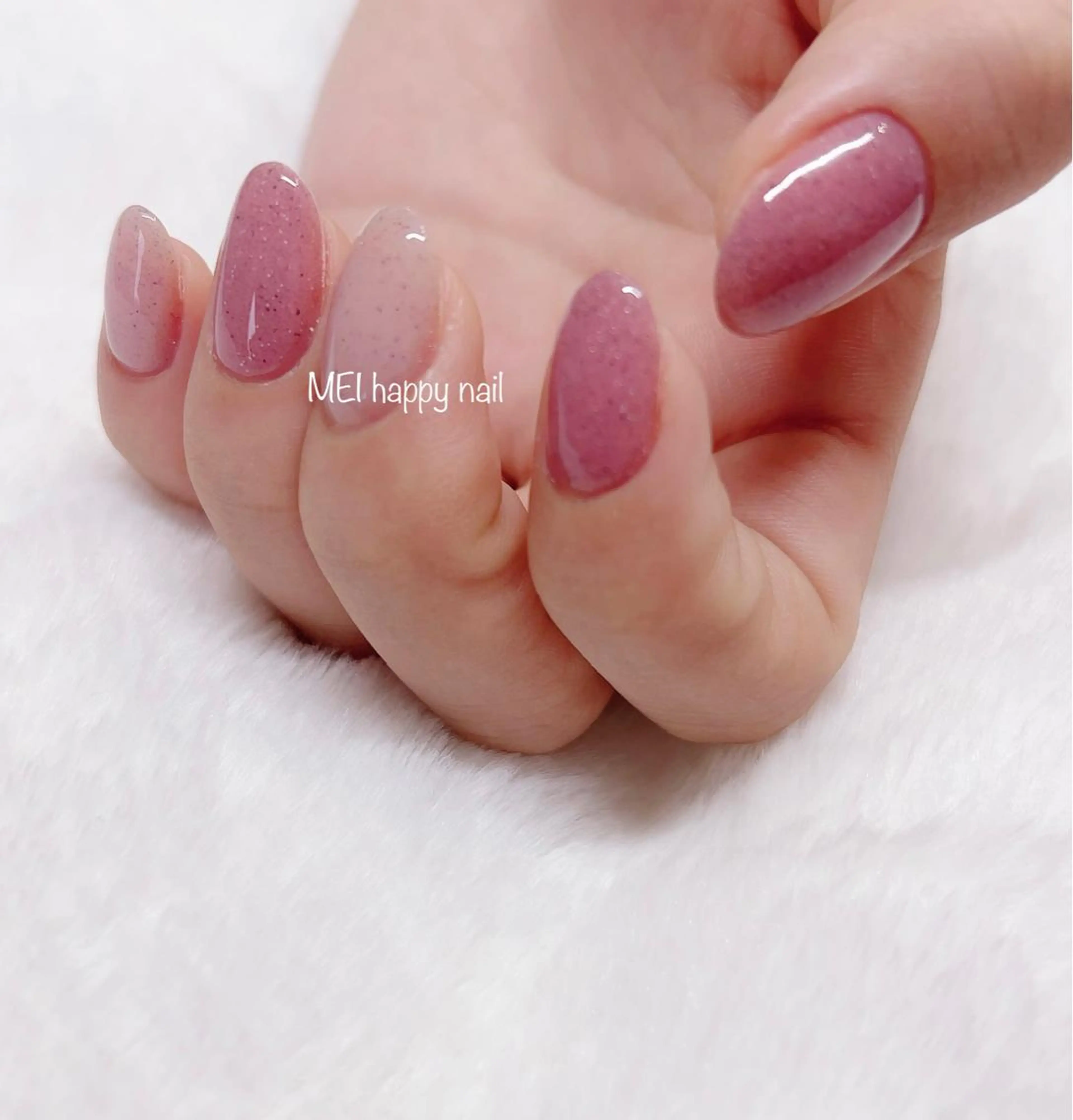 ネイル 北浦和 自爪育成ケアのネイルデザイン