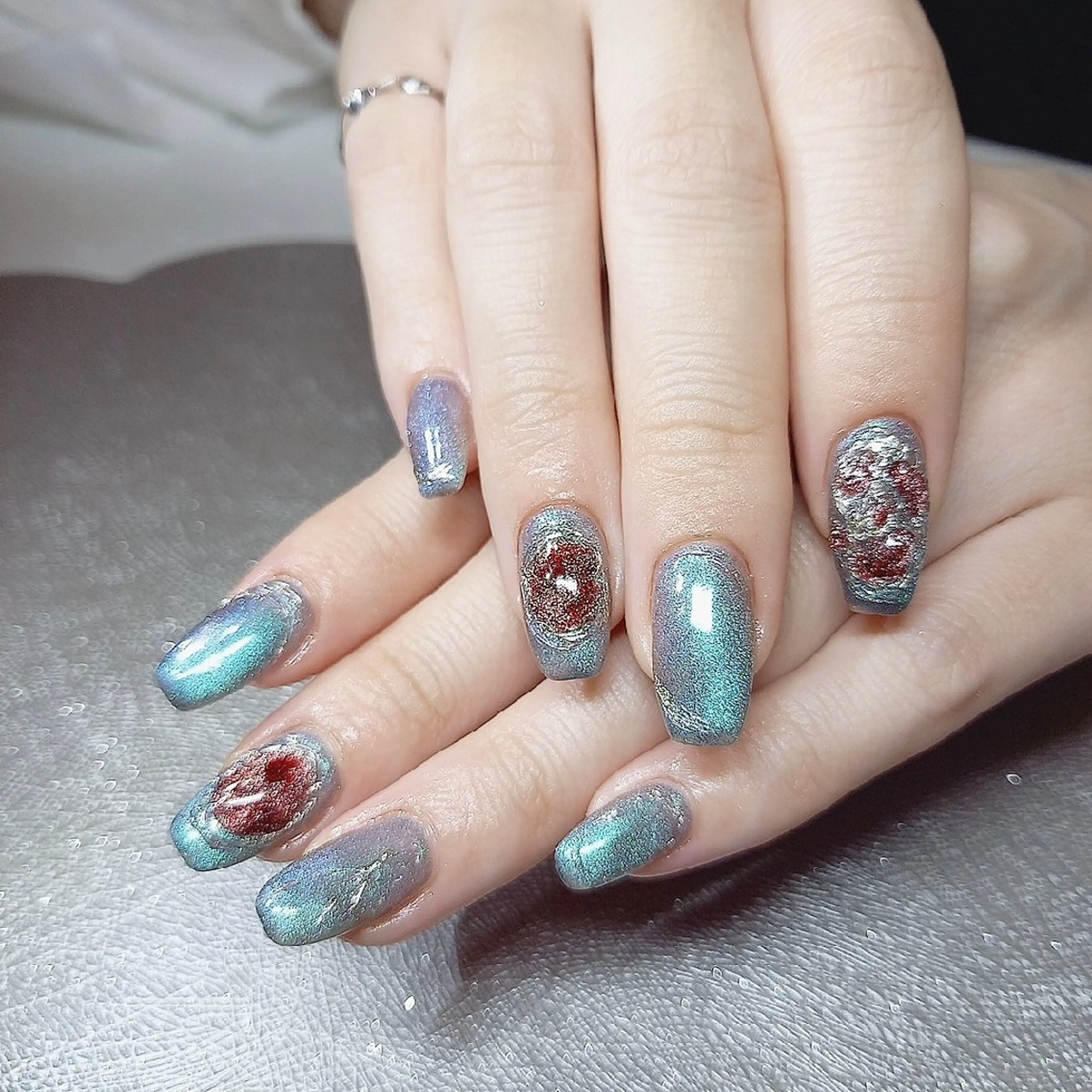 ネイル マグネットネイル salon de  Princessのネイルデザイン