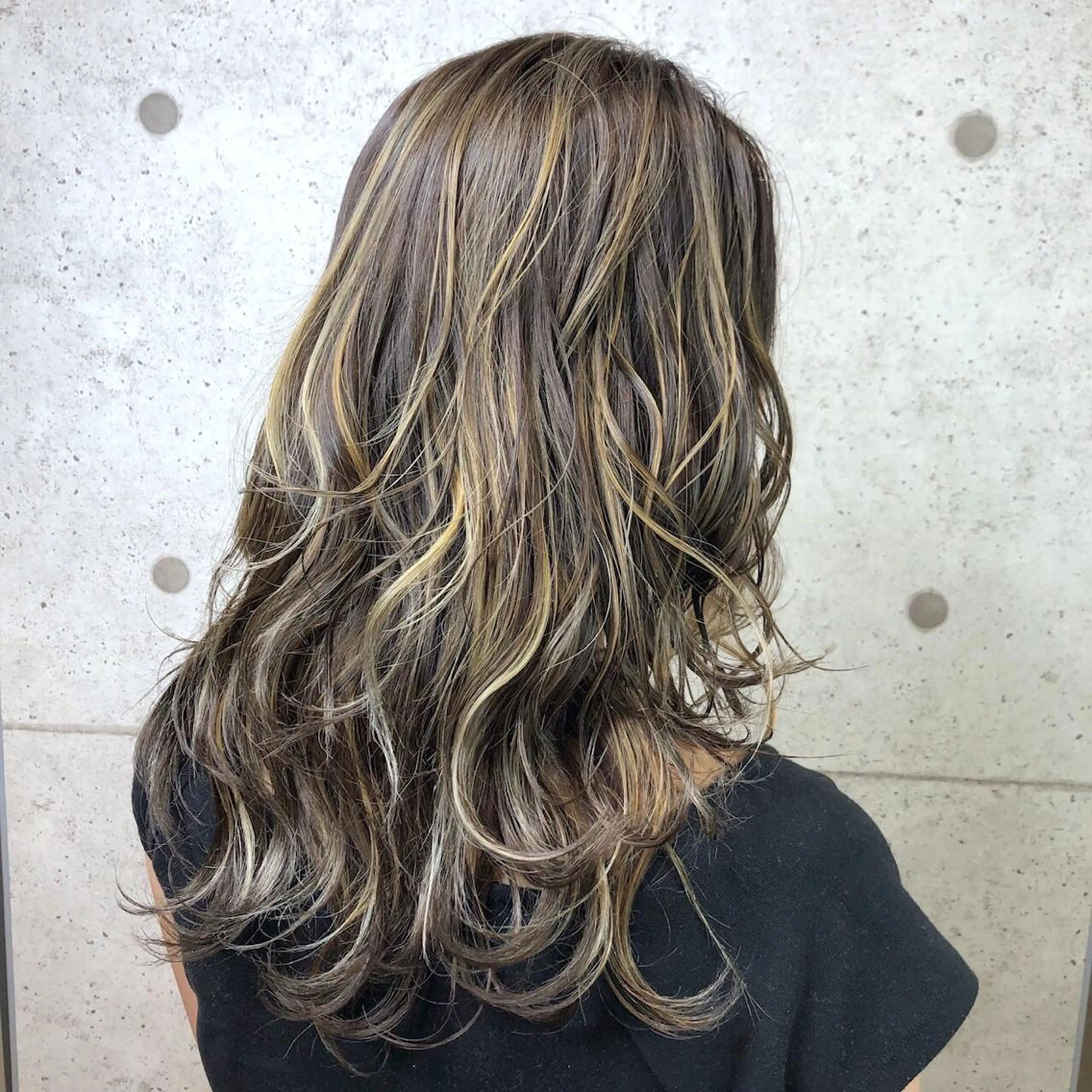 セミロング カット パーマ エリア人気No.1 美容室Ash西船橋のヘアスタイル