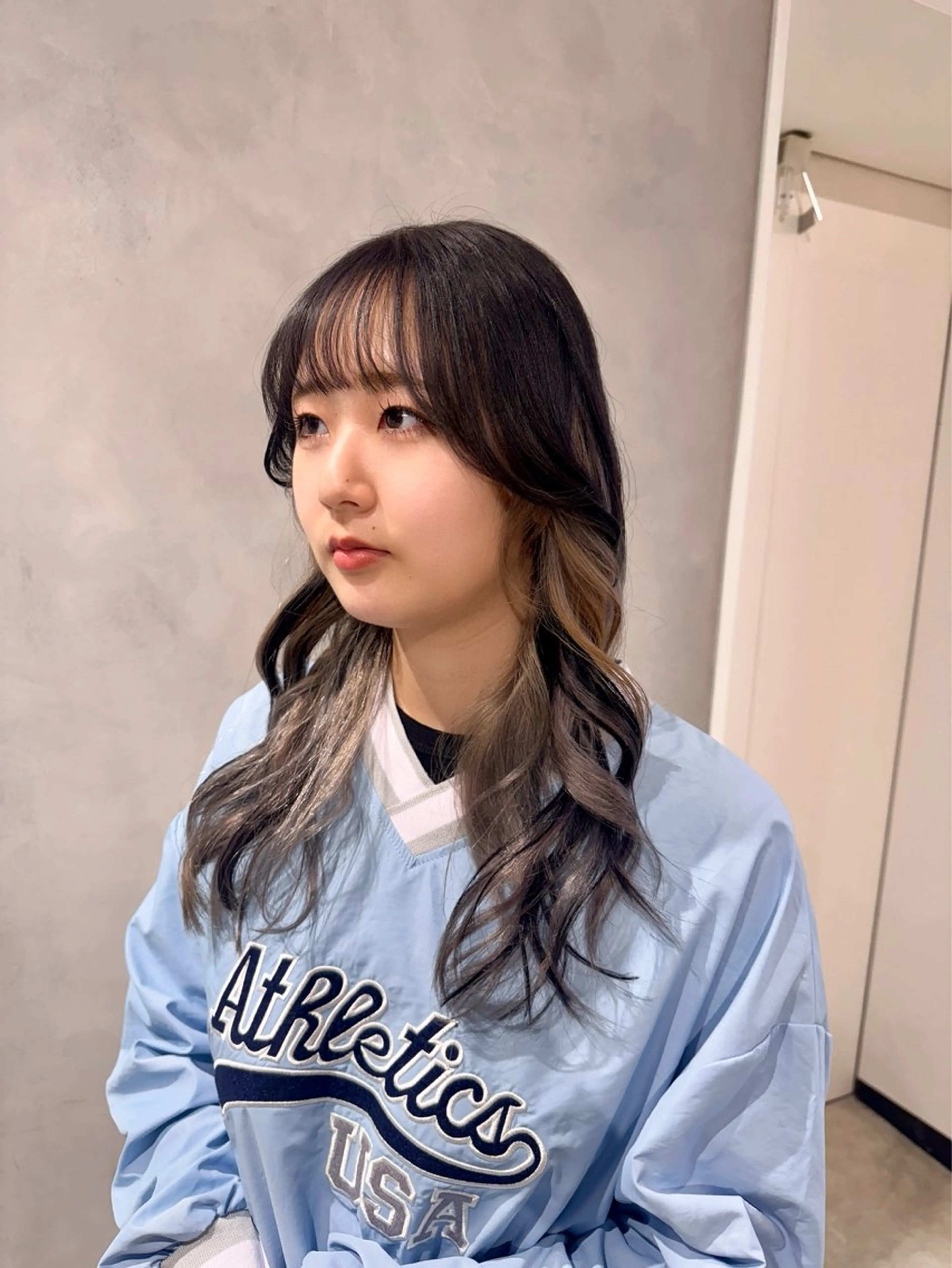 カラー ベージュカラー インナーカラー 透明感カラー✨艶髪 制作🌱山根あゆみのヘアスタイル