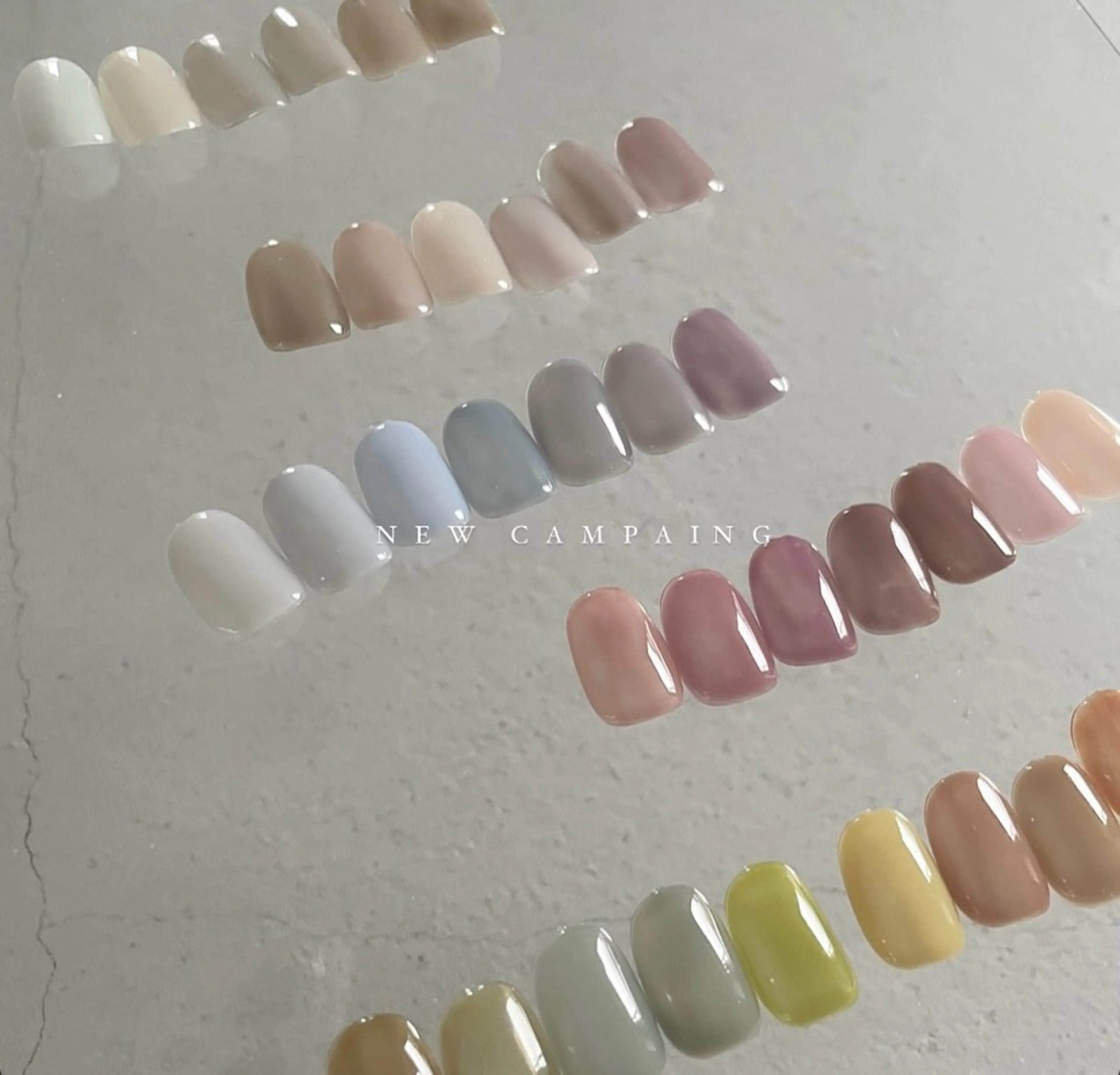 【ニュアンスカラー1色塗り】25色からセレクト可◎パラジェル使用/丁寧ケア込みの写真