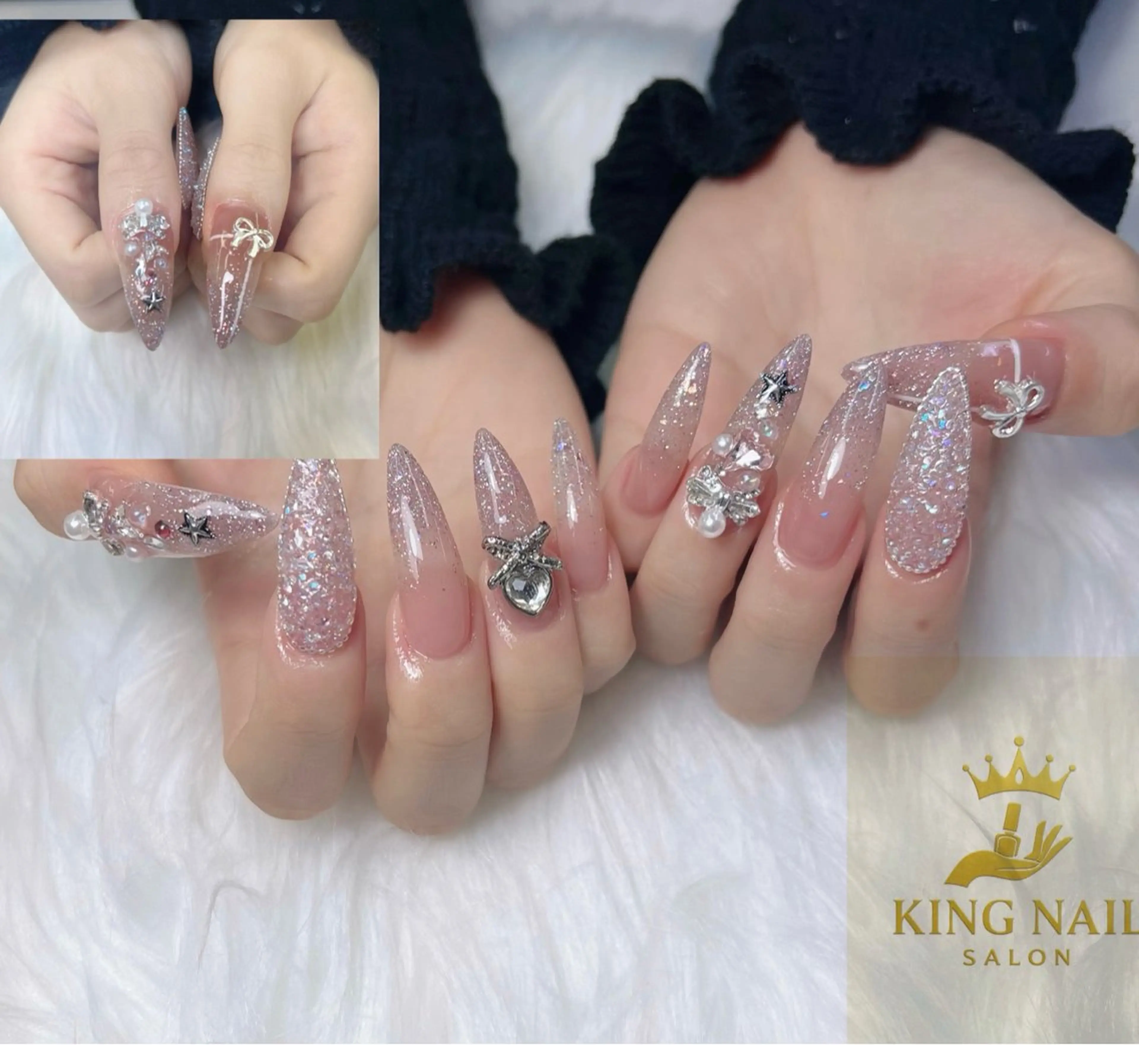 ネイル ジェルネイル ガーリー 韓国ネイル ニュアンスネイル シンプルネイル ハンドネイル King Nail_Salonのネイルデザイン