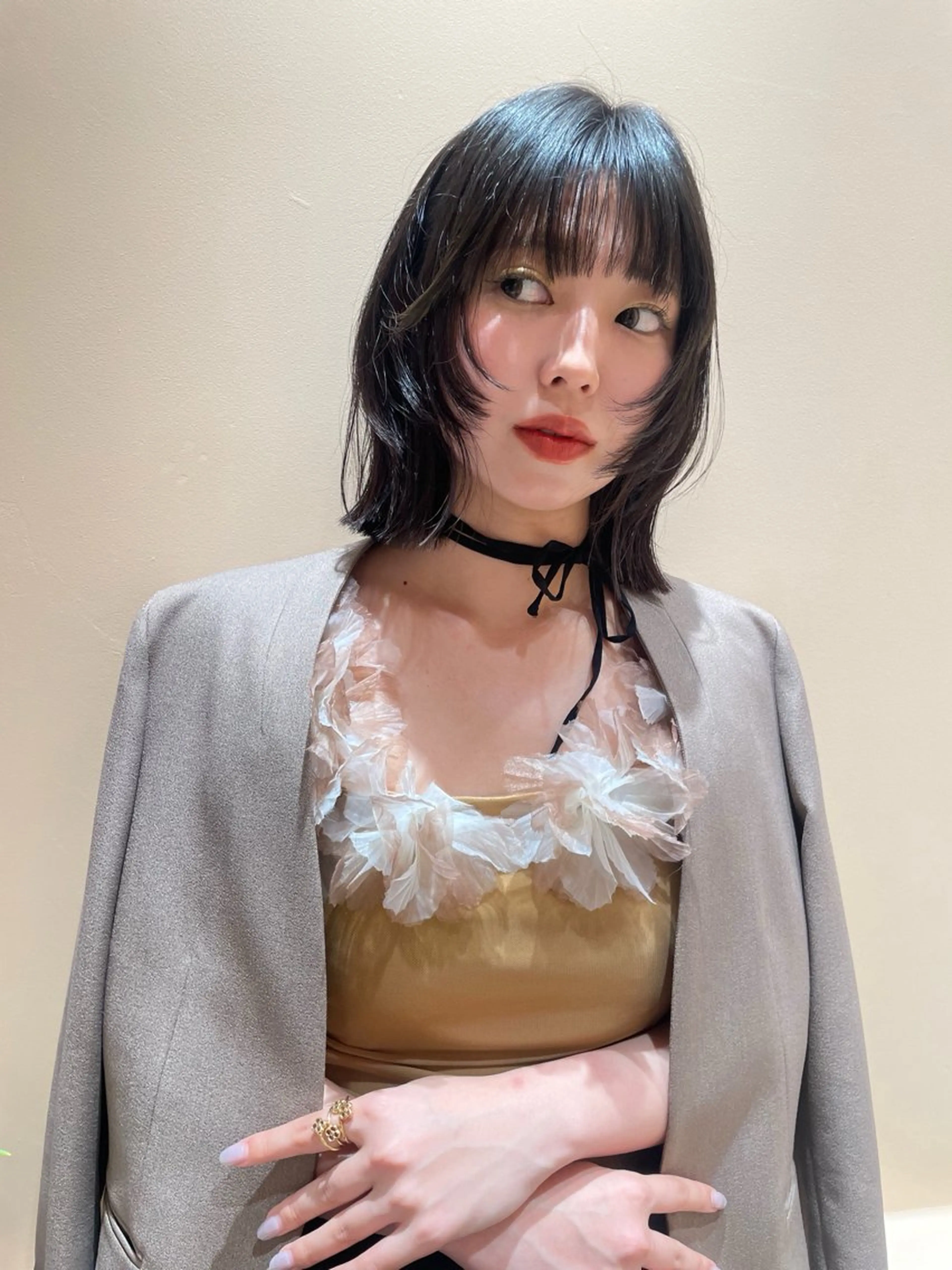 ショート ヘアアレンジ 髙塚碧🇰🇷 韓国ヘア🎗️のヘアスタイル