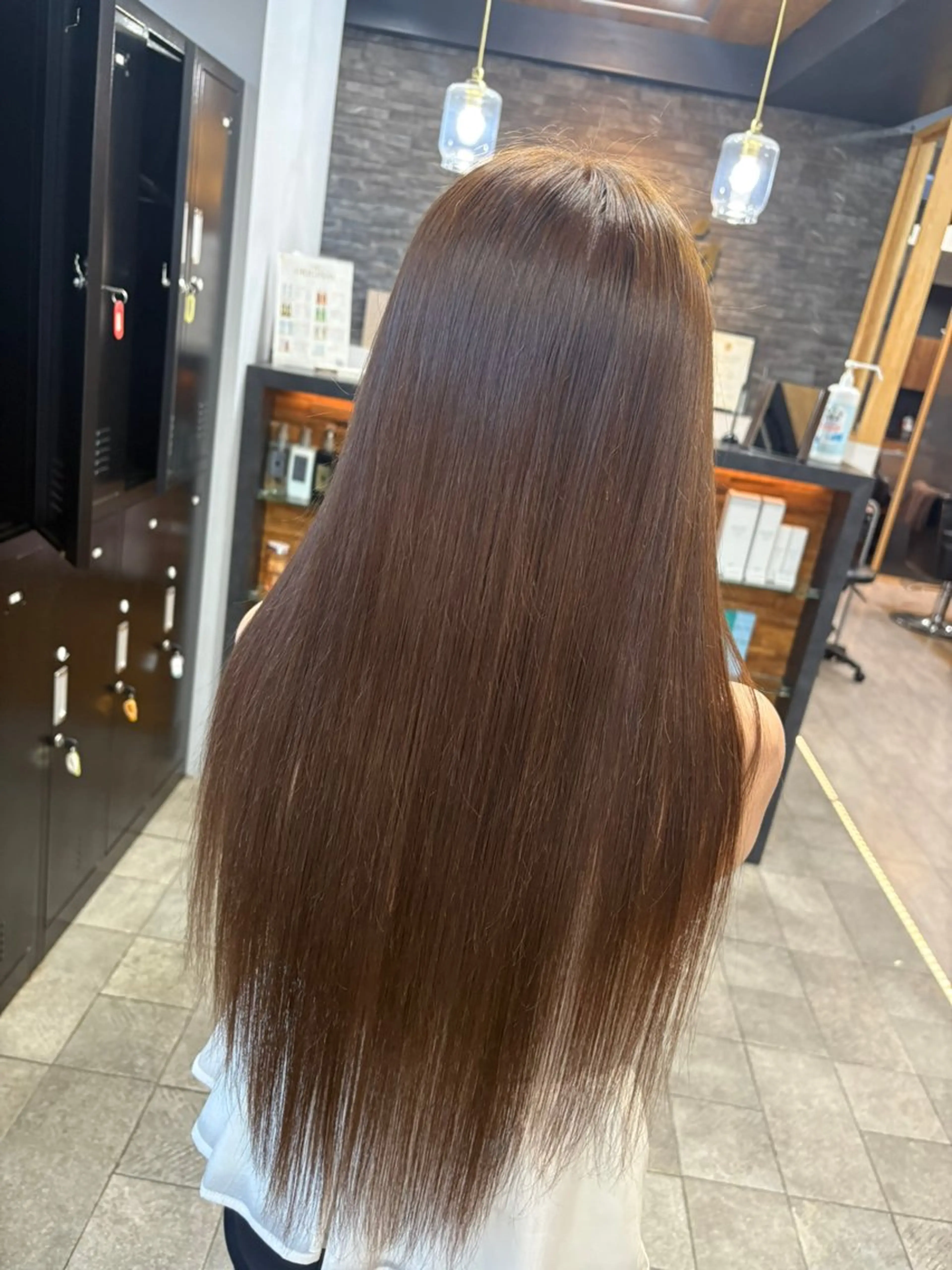 ロング カラー ブラウンカラー エクステ レイヤーカット カット ヘアカラー エクステ 横浜/あゆみ/ エクステ特化のヘアスタイル