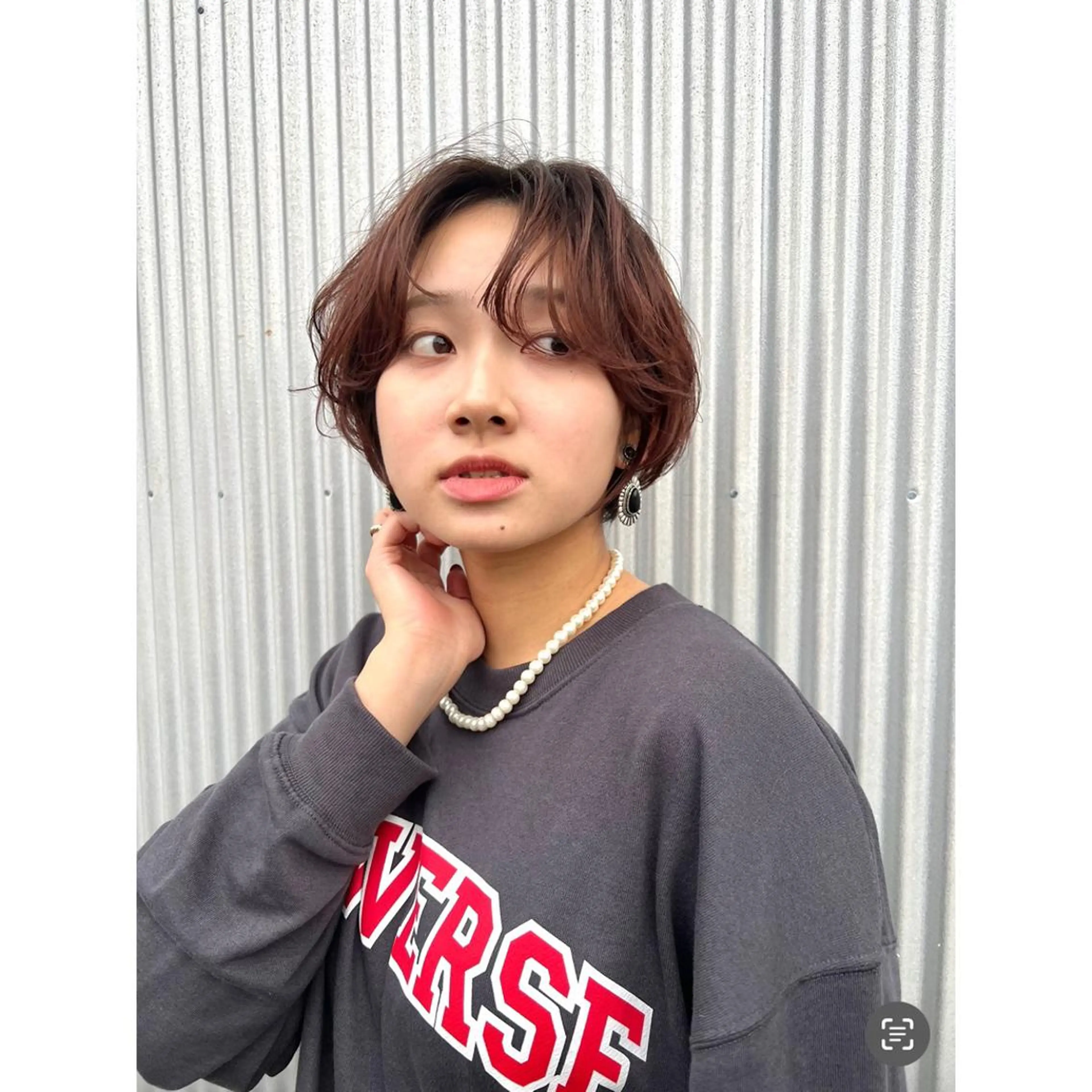 ショート 茅ヶ崎/ショートボブ /ハイトーン/片野のヘアスタイル